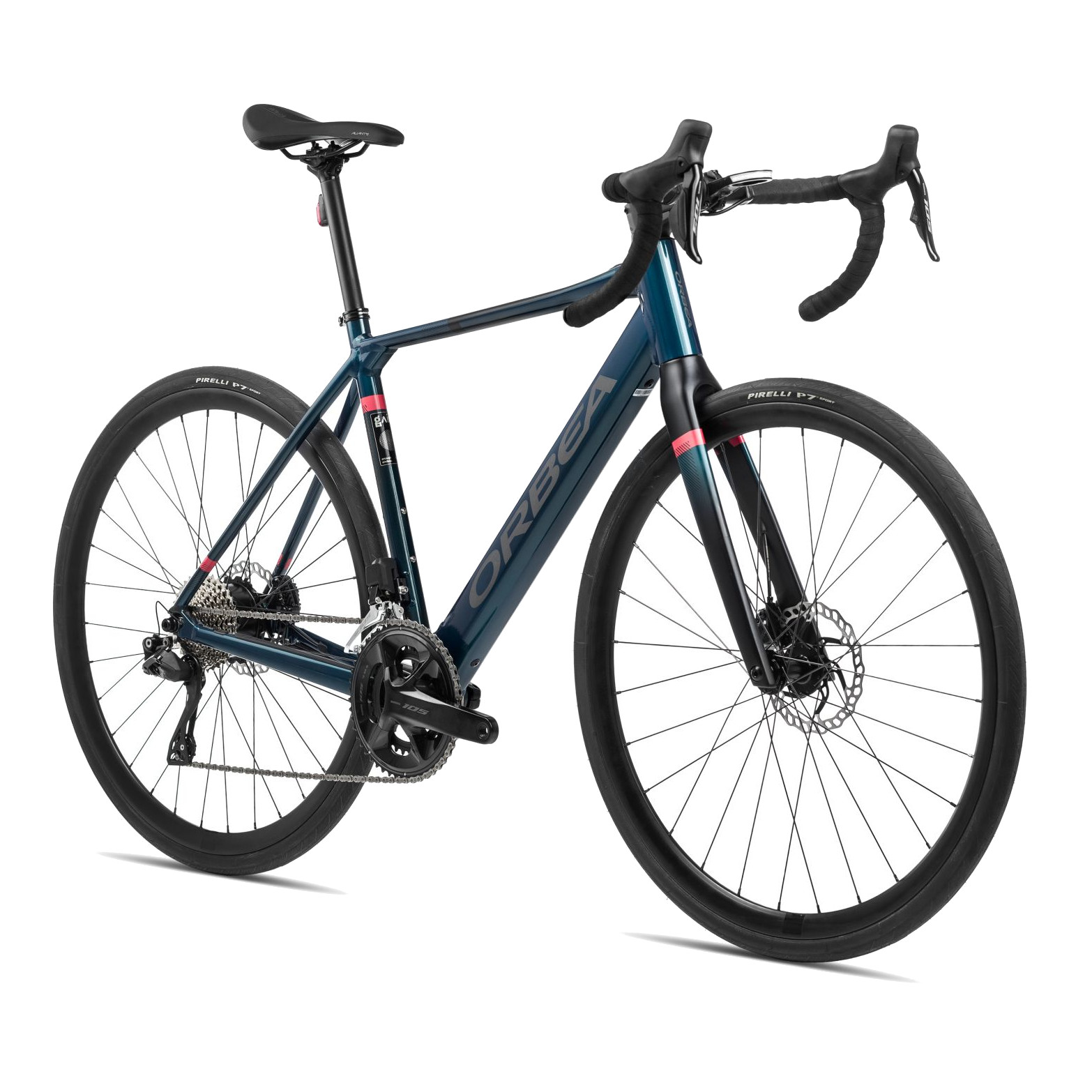 Orbea GAIN D30 Electric Road Bike 2024 Borealis Blue gloss Black matt