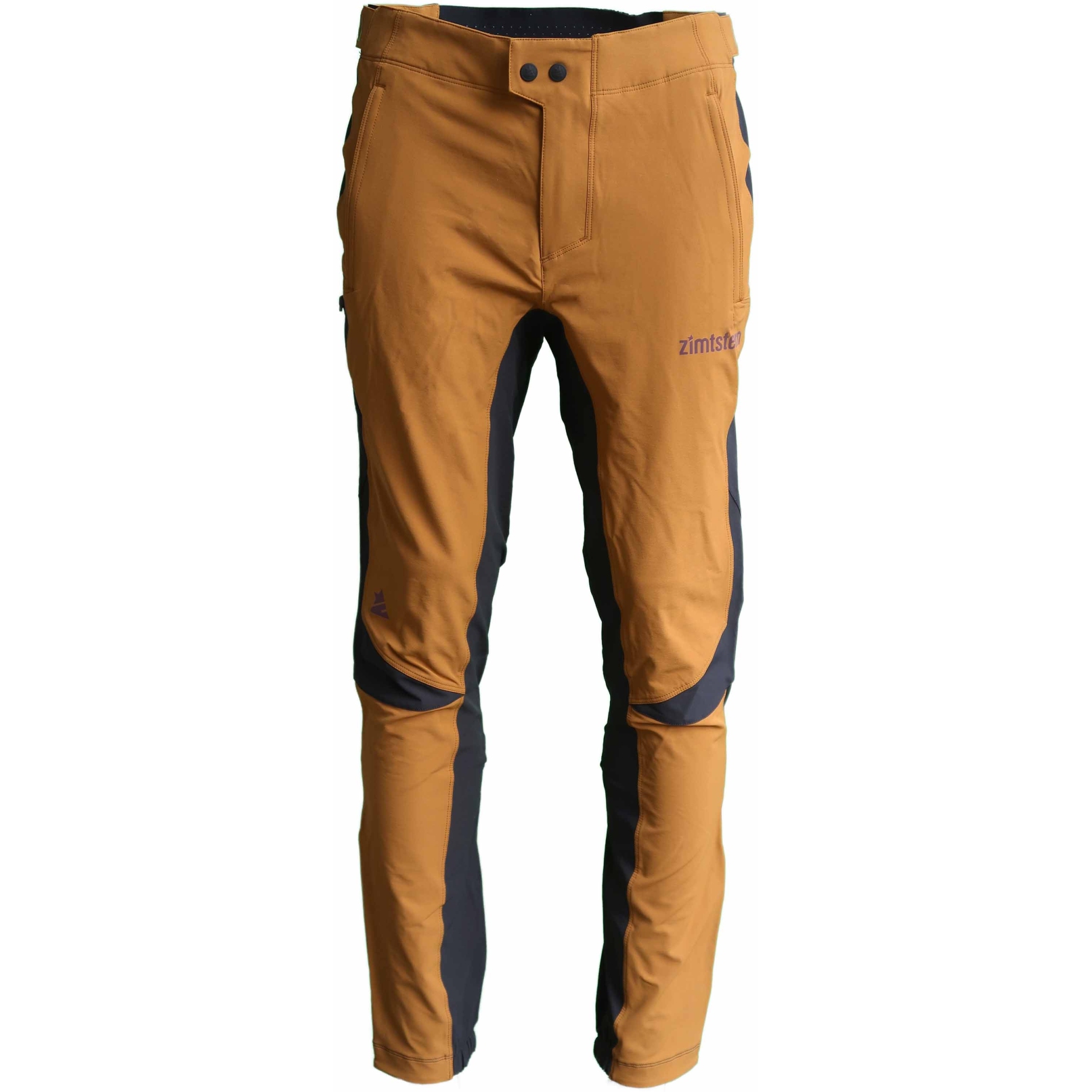 Picture of Zimtstern Shelterz Men&#039;s MTB-Softshell Pants - Golden Brown/Pirate Black