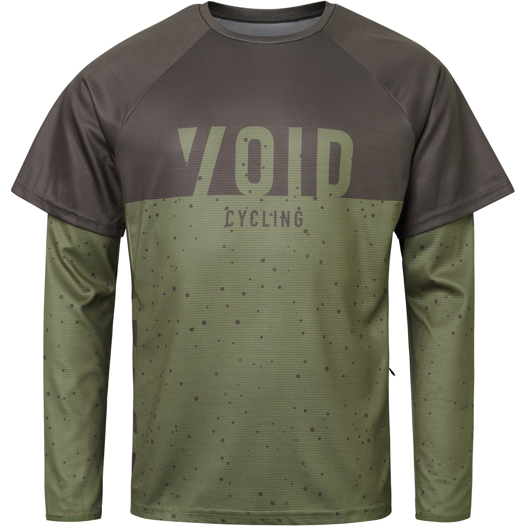 Productfoto van VOID Cycling MTB Rock Long Sleeve Jersey - Dark Khaki