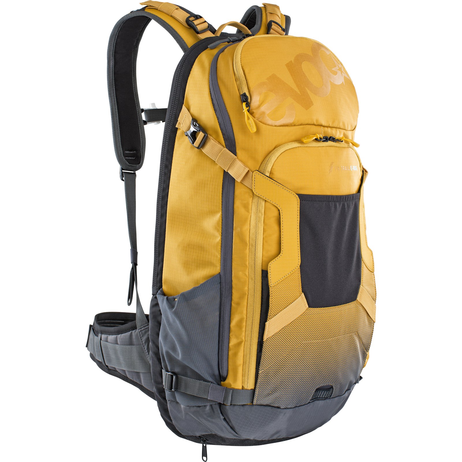 Picture of EVOC Fr Trail E-Ride Protector Backpack - 20 L - Loam/Carbon Grey