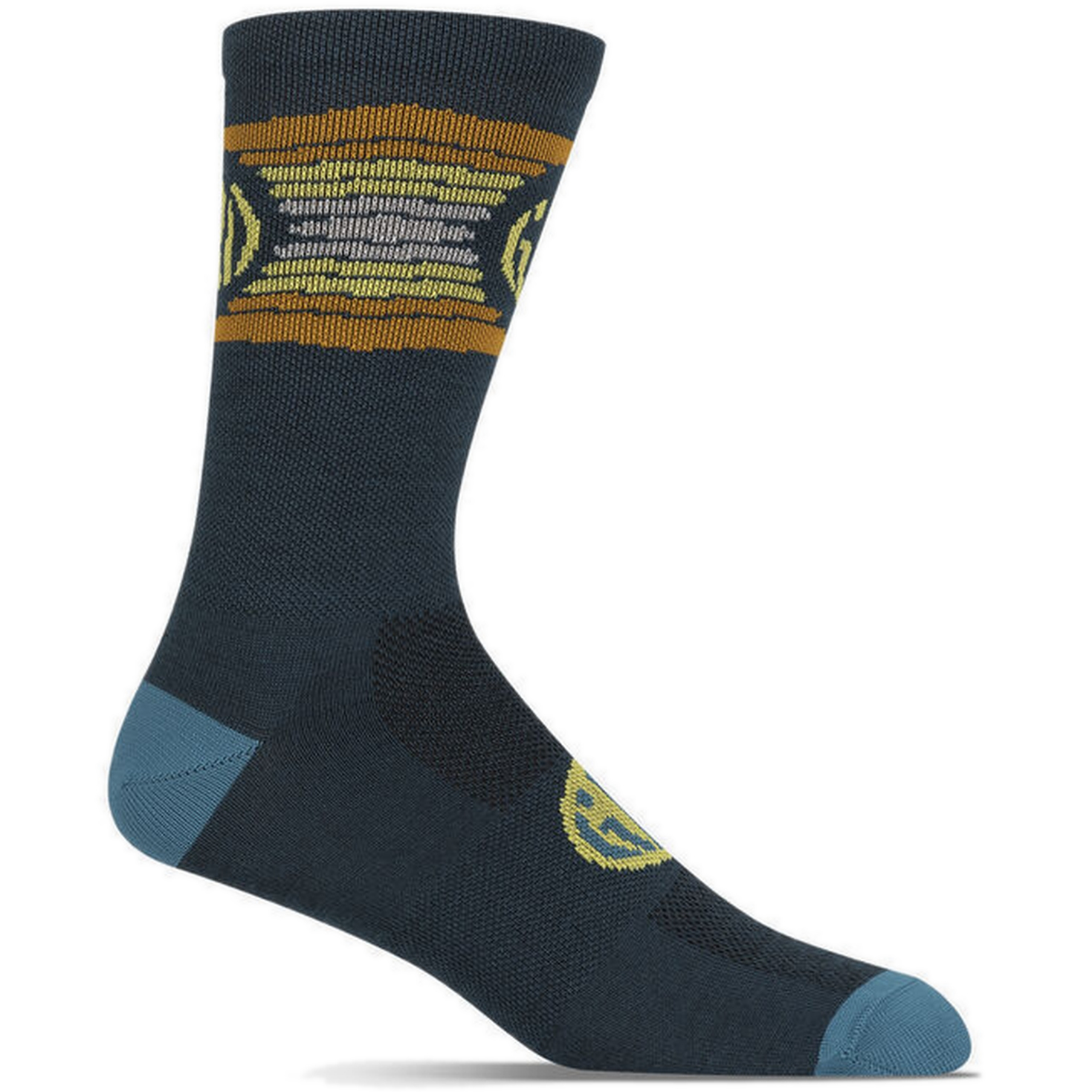 Picture of Giro Seasonal Merino Wool Cycling Socks - harbor blue sol