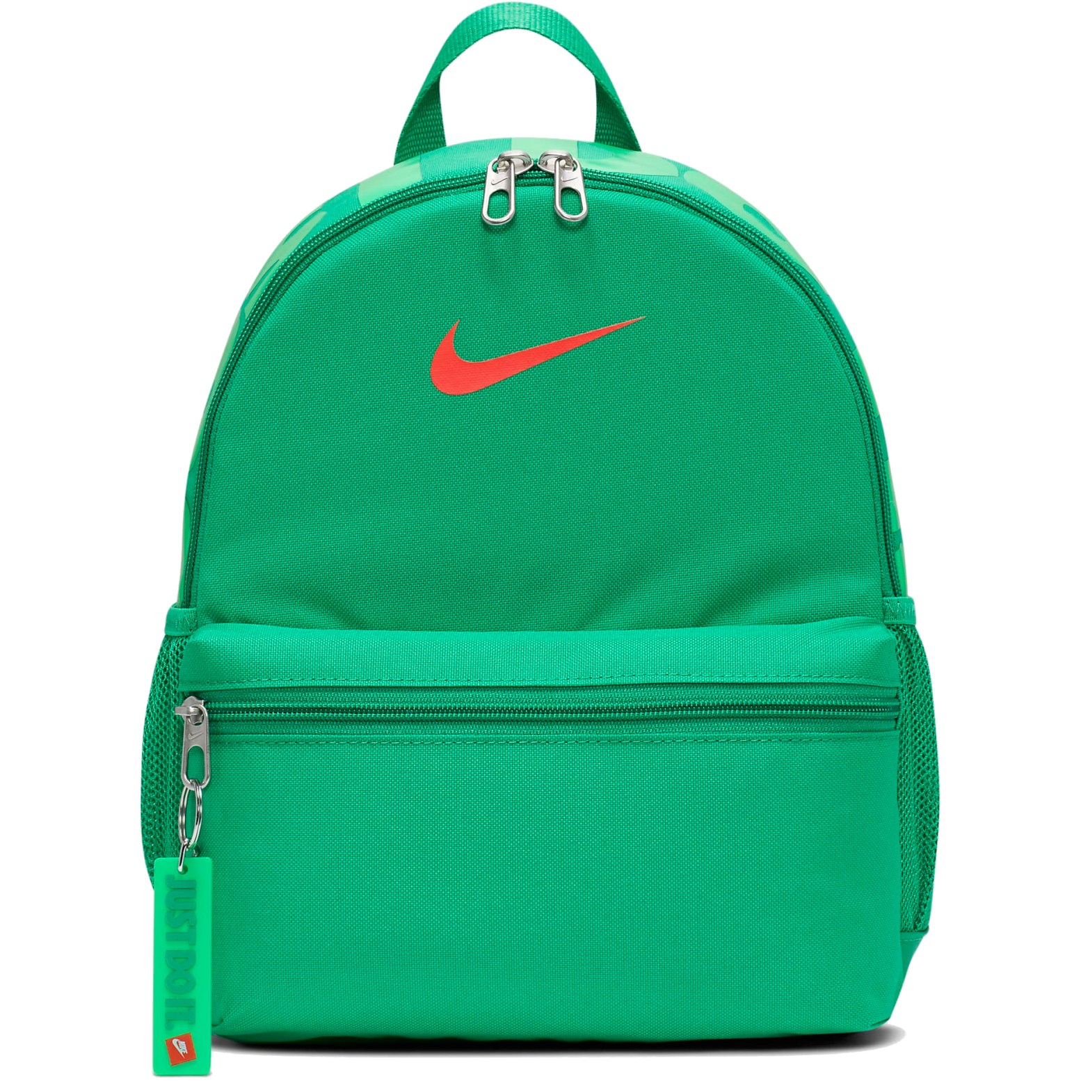 Produktbild von Nike Brasilia JDI Minirucksack für Kinder (11L) - stadium green/green shock/picante red DR6091-324