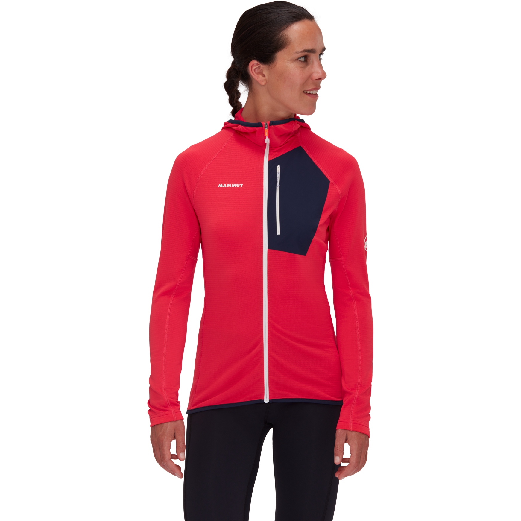 Produktbild von Mammut Aenergy Light Midlayer Jacke mit Kapuze Damen - azalea-marine