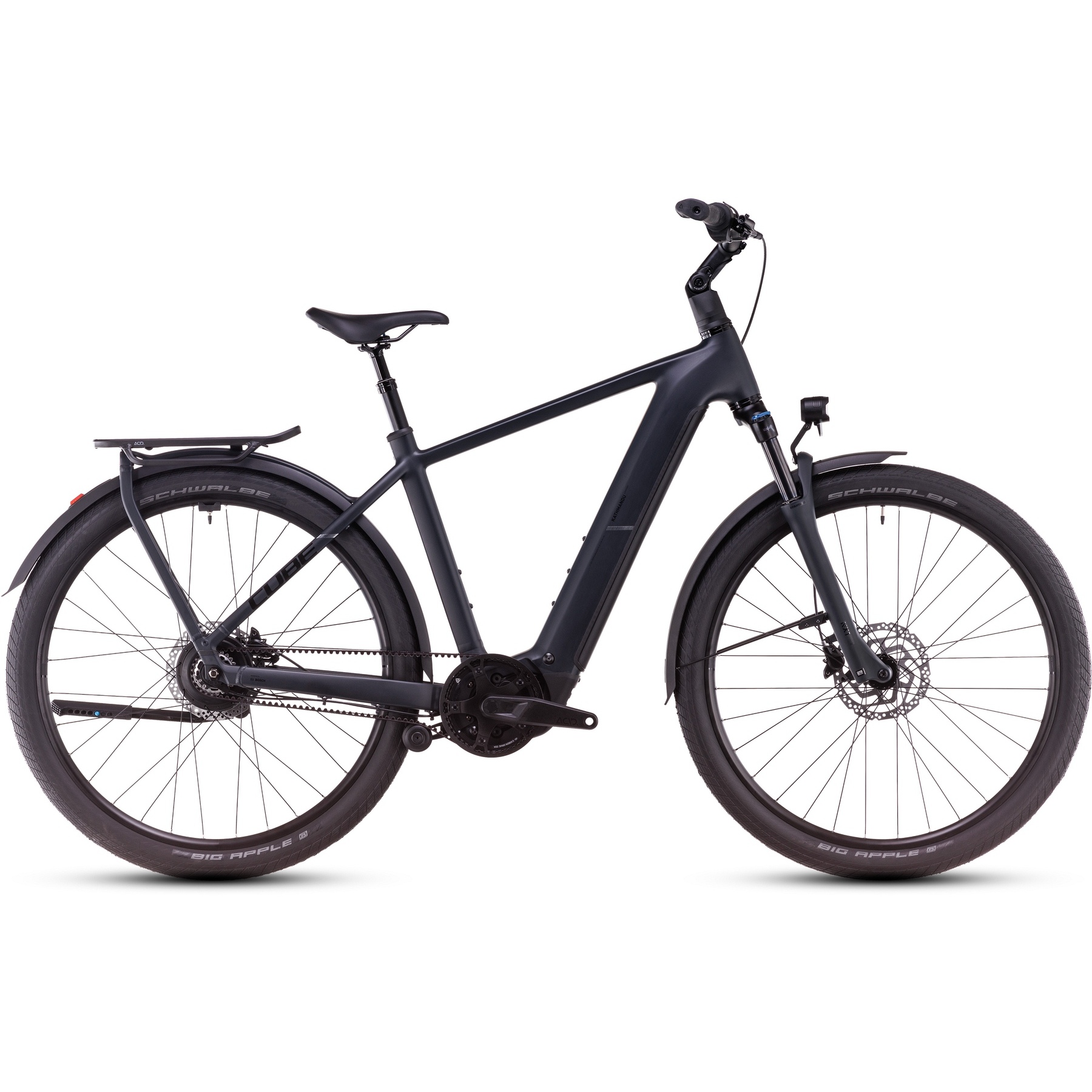 Productfoto van CUBE KATHMANDU HYBRID Comfort Pro 800 - Trekking E-Bike - 2025 - night / chrome