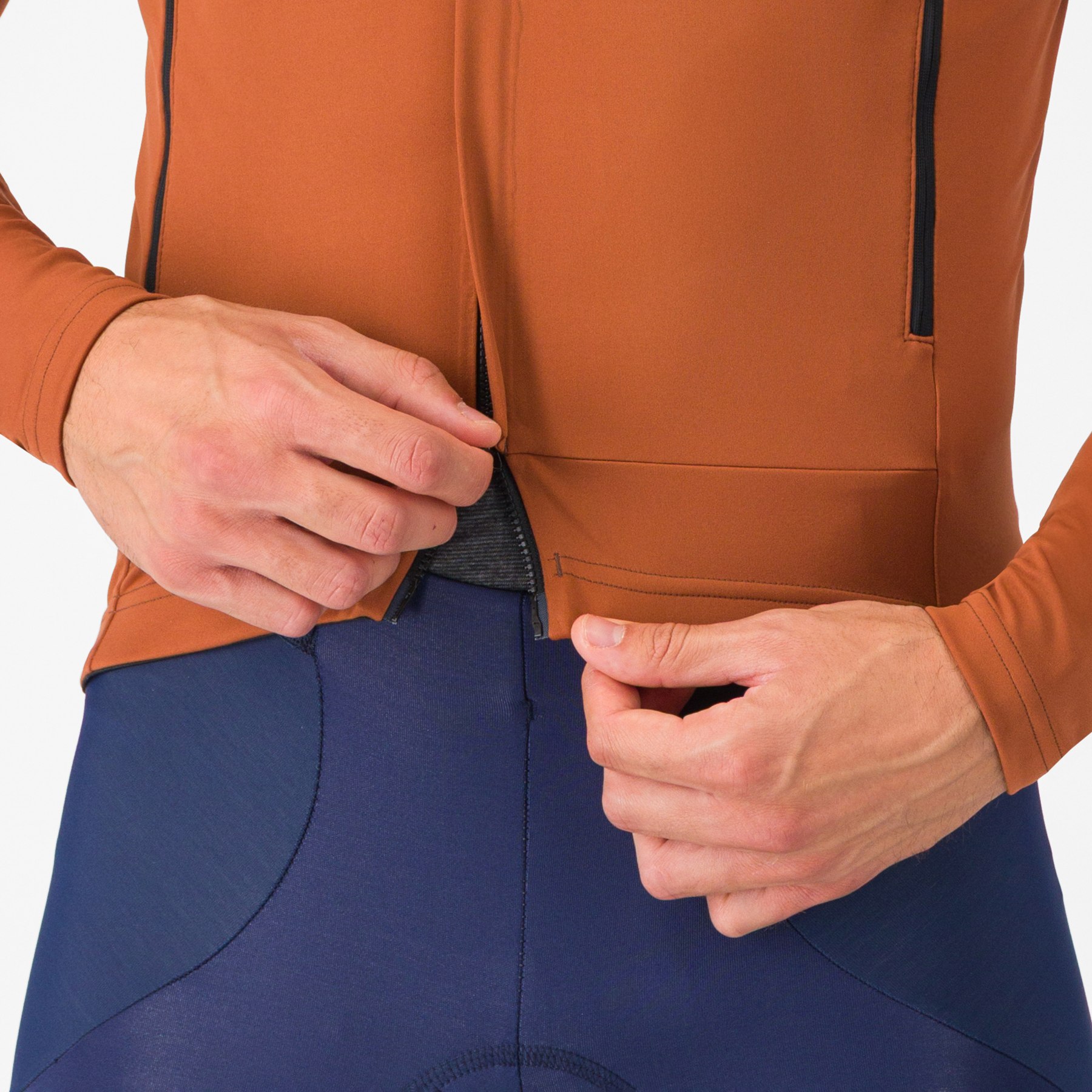 Castelli Perfetto RoS 3 Jacket Men - mocha/black reflex 245 | BIKE24
