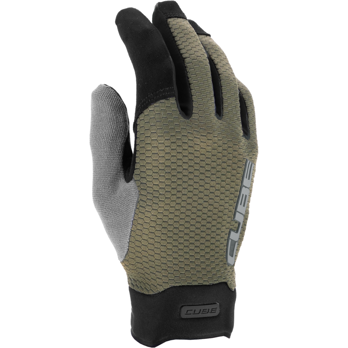 Picture of CUBE Gravity TM Full Finger Gloves - olive´n´grey