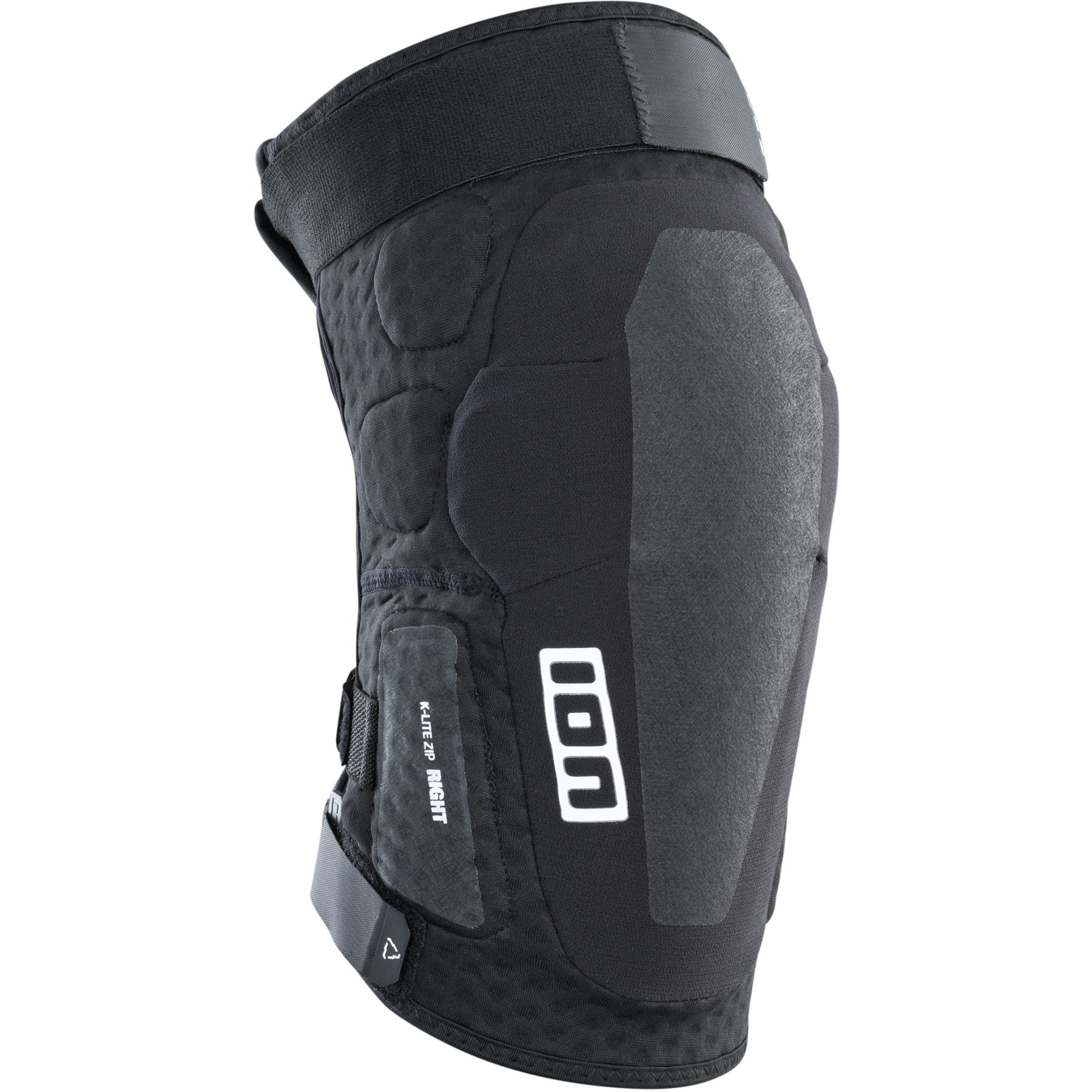 Productfoto van ION Bike Protection K-Lite Zip Kniebeschermer - Zwart