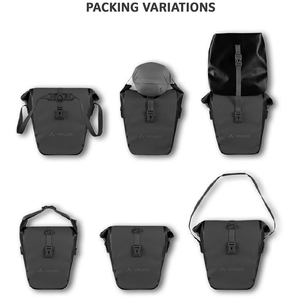 Vaude Aqua Back Single Bike Pannier - 24L - black | BIKE24 Vaude Aqua Back Single Bike Pannier - 24L - black | BIKE24