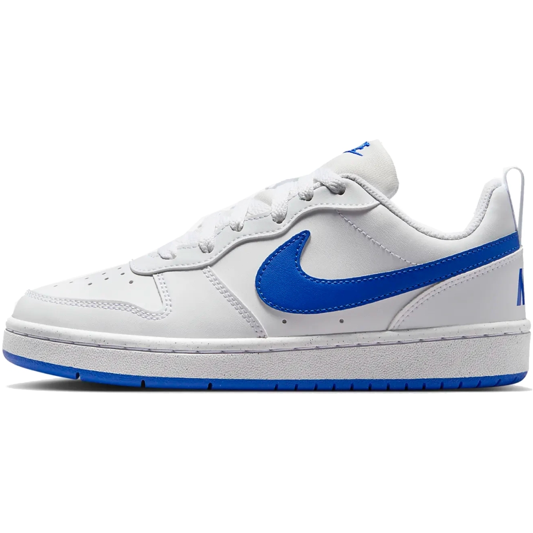 Produktbild von Nike Court Borough Low Recraft Schuh für ältere Kinder - white/hyper royal DV5456-110