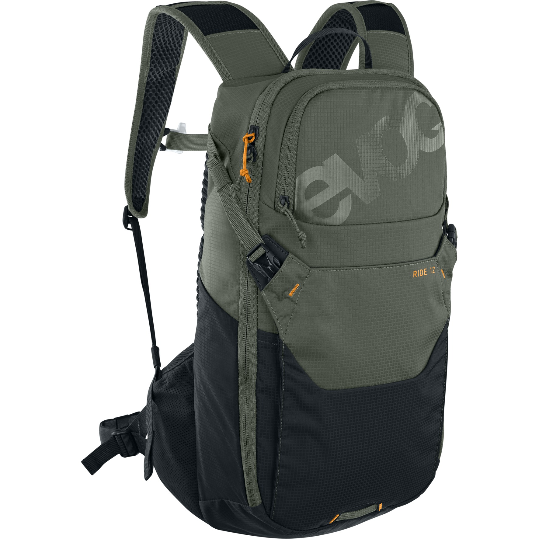 Picture of EVOC Ride 12L Backpack - Dark Olive/Black