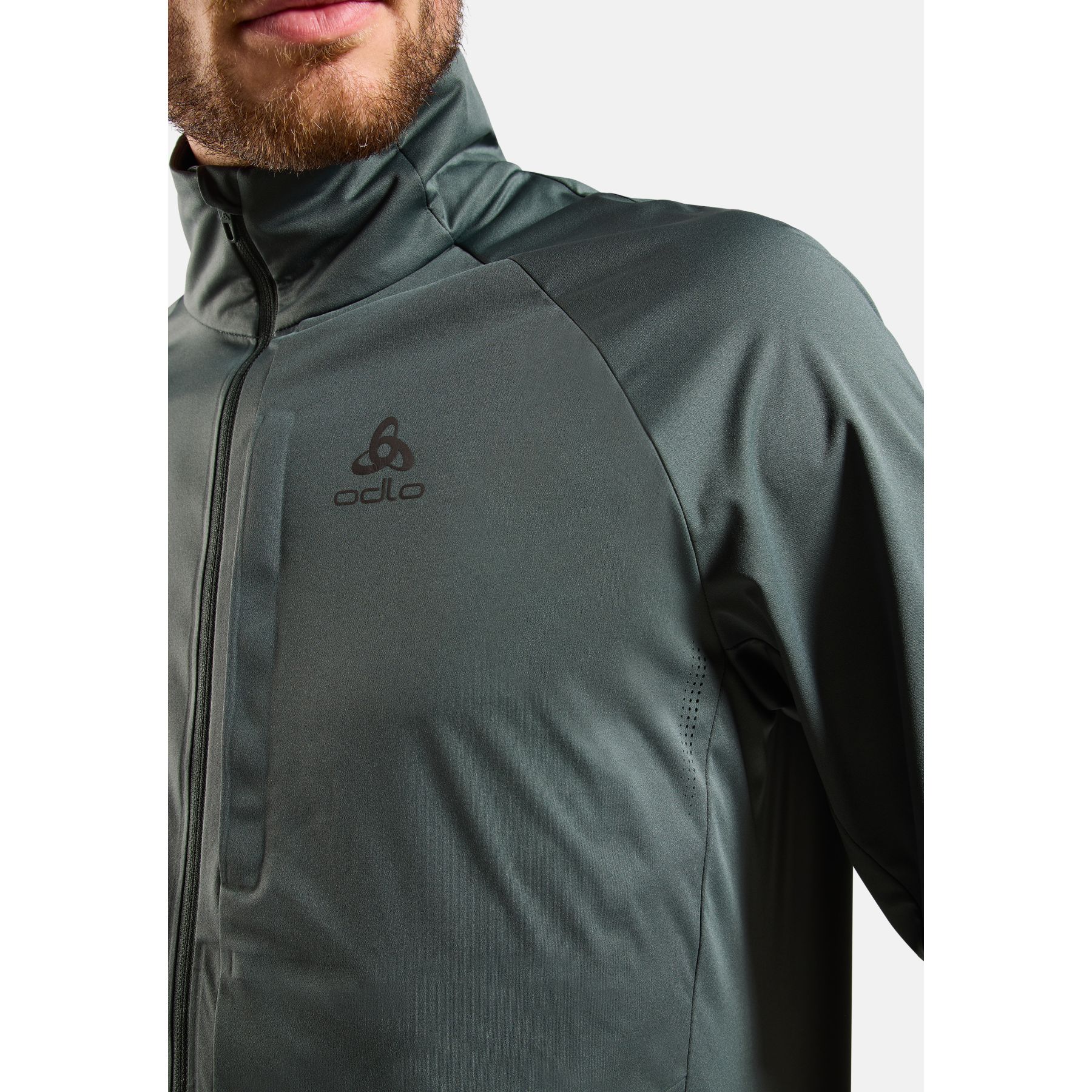 Veste Running Odlo Zeroweight Pro Warm, Noire, Taille S, Homme, Imperméable Et Respirante