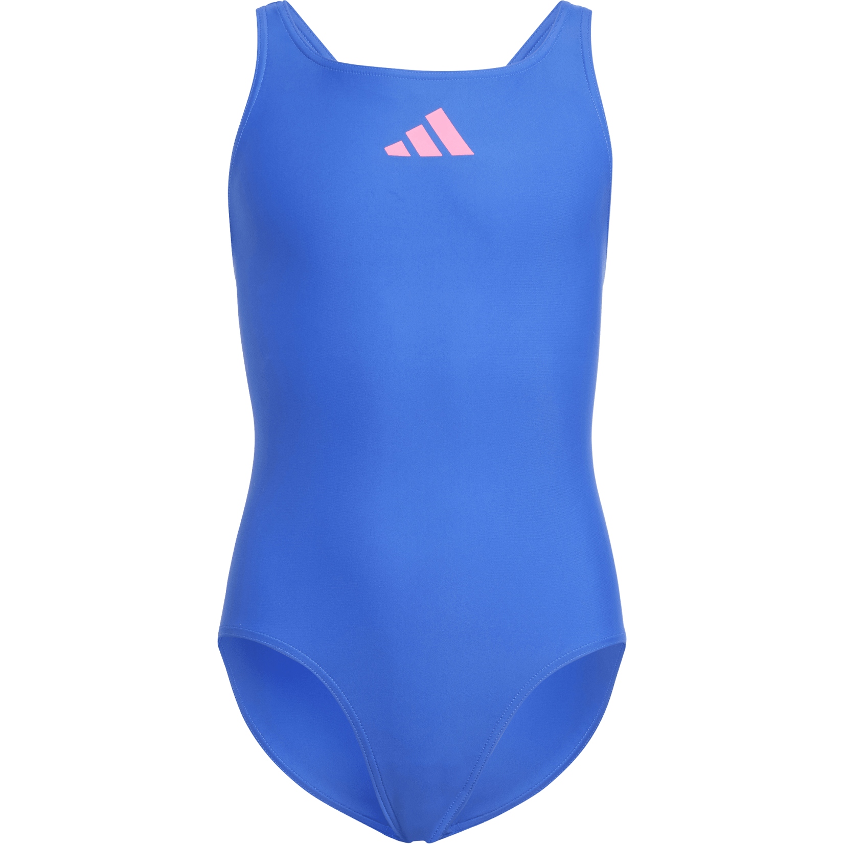 Produktbild von adidas Solid Small Logo Badeanzug Kinder - team royal blue/lucid pink IQ3973