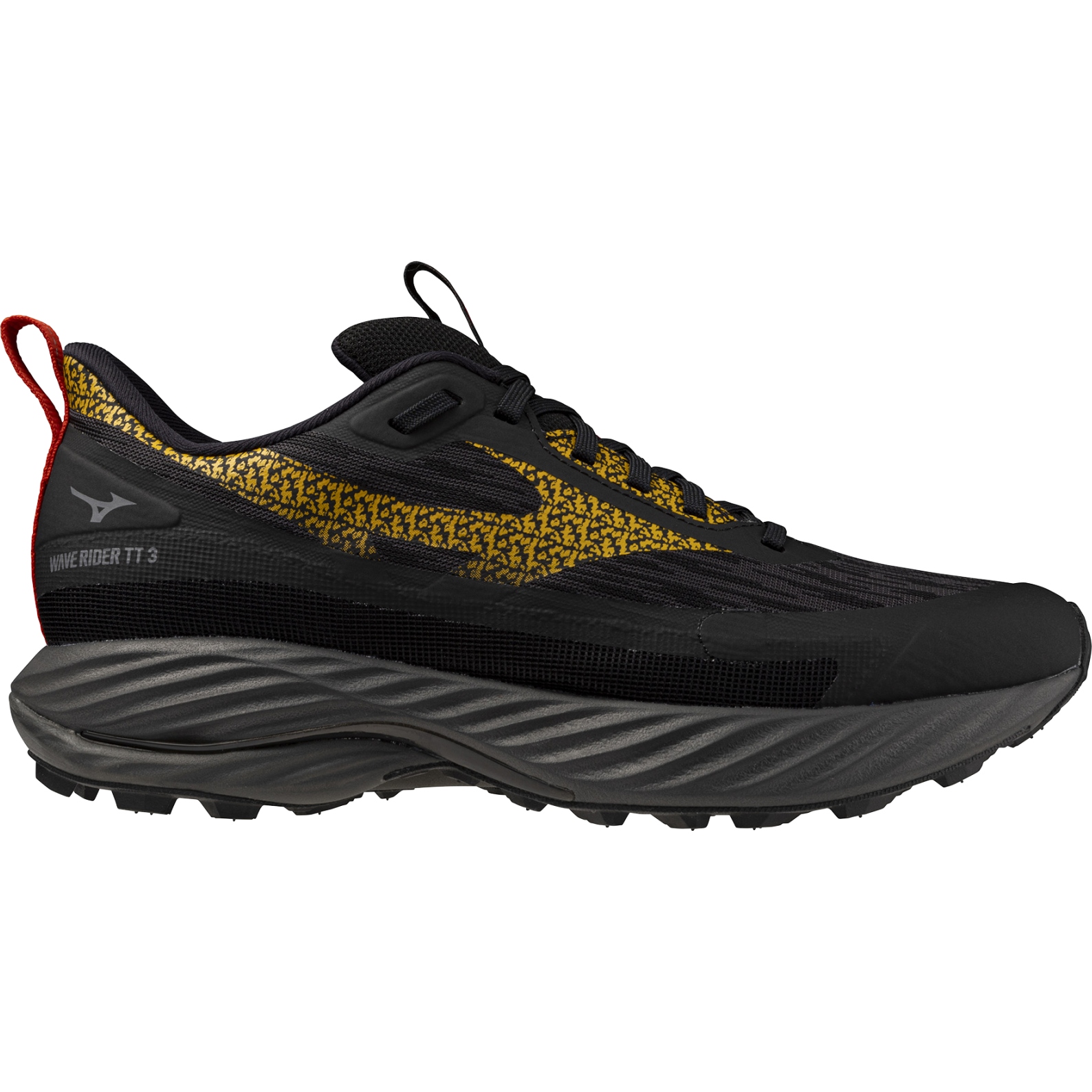 Mizuno Wave Rider TT 3 Running Shoes Women - Black Sand/Citrus