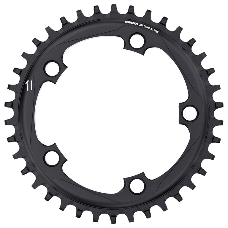 Picture of SRAM X-SYNC Rival 1 Narrow Wide Chainring 110mm - blast black