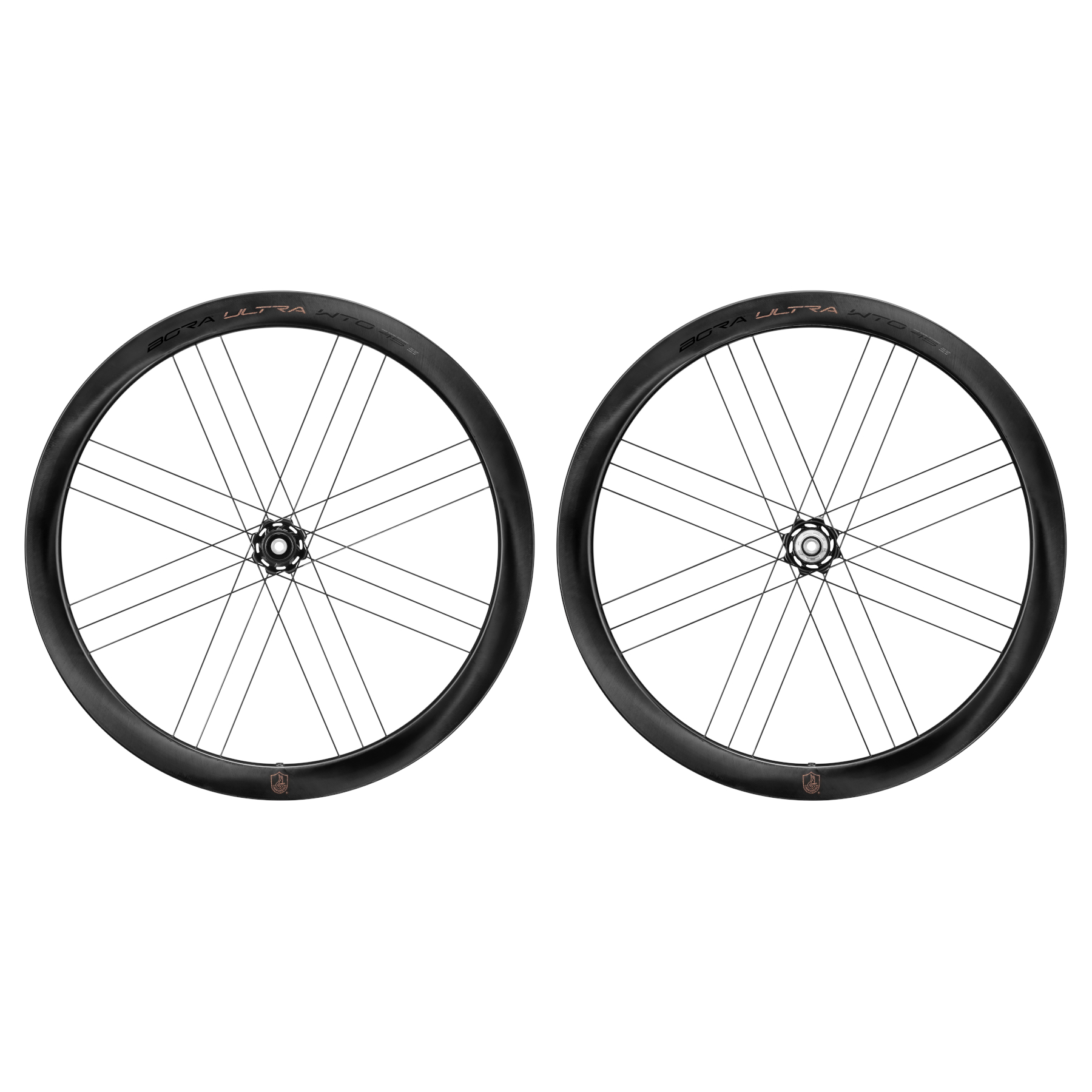 Picture of Campagnolo Bora Ultra WTO 45 DB - 28 Inch Carbon Wheelset - 2-Way Fit - AFS - Shimano HG