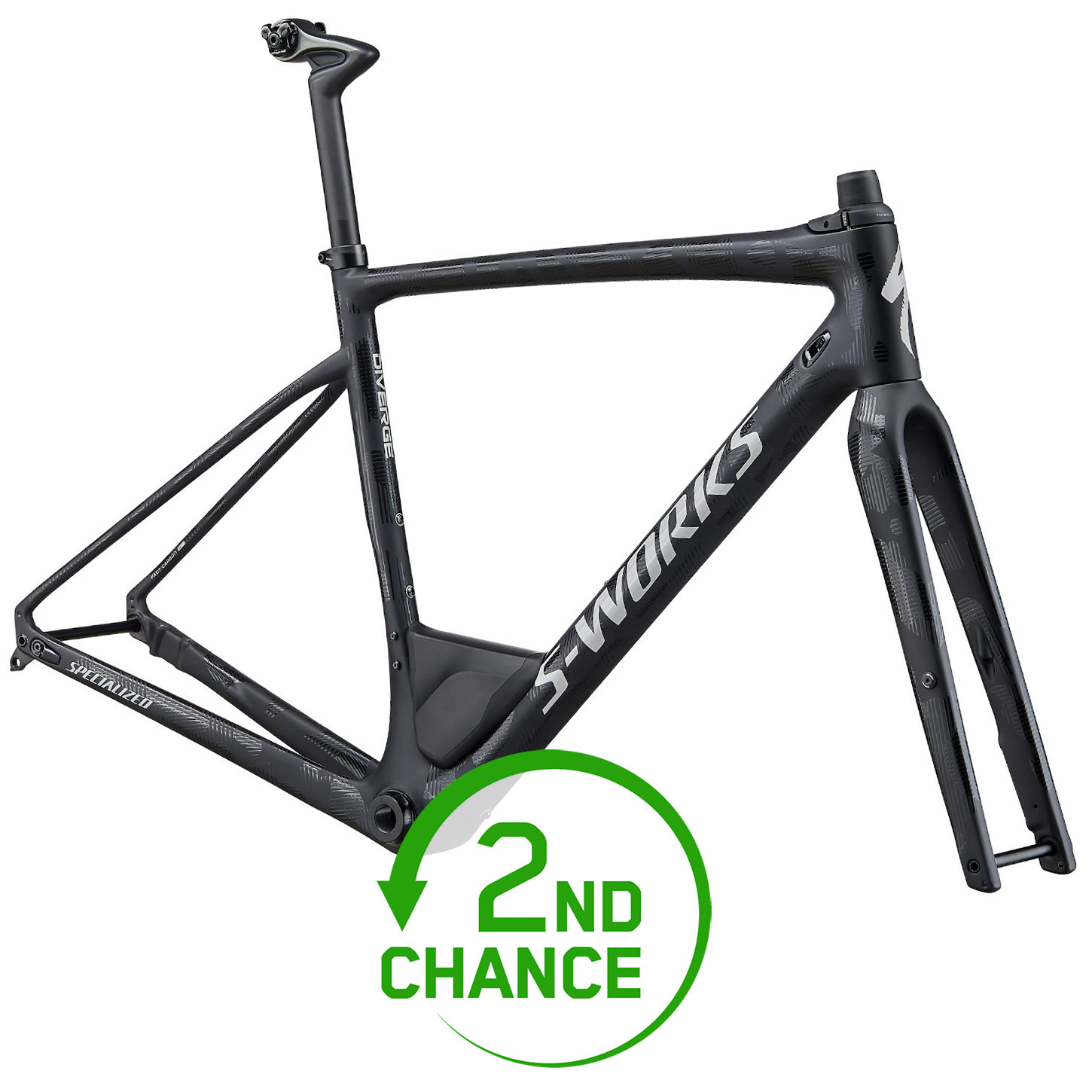 Specialized Diverge フレームセット Specialized S-WORKS DIVERGE Gravel Frameset - 2020 - satin / gloss