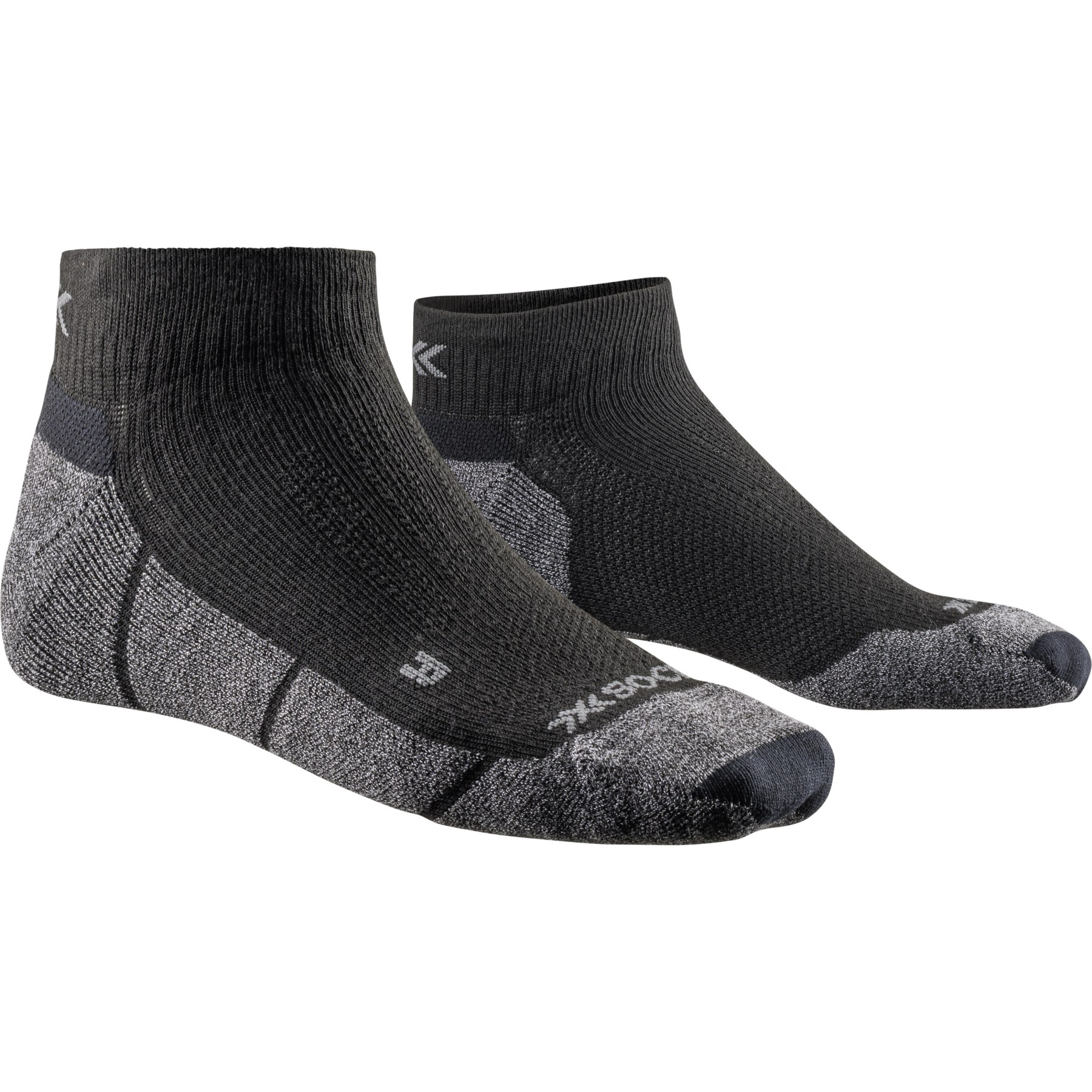 Picture of X-Socks Core Natural Low Cut Socks - black/charcoal