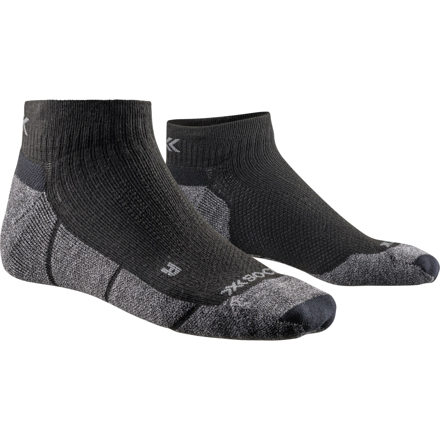 Photo produit de X-Socks Chaussettes - Core Natural Low Cut - black/charcoal
