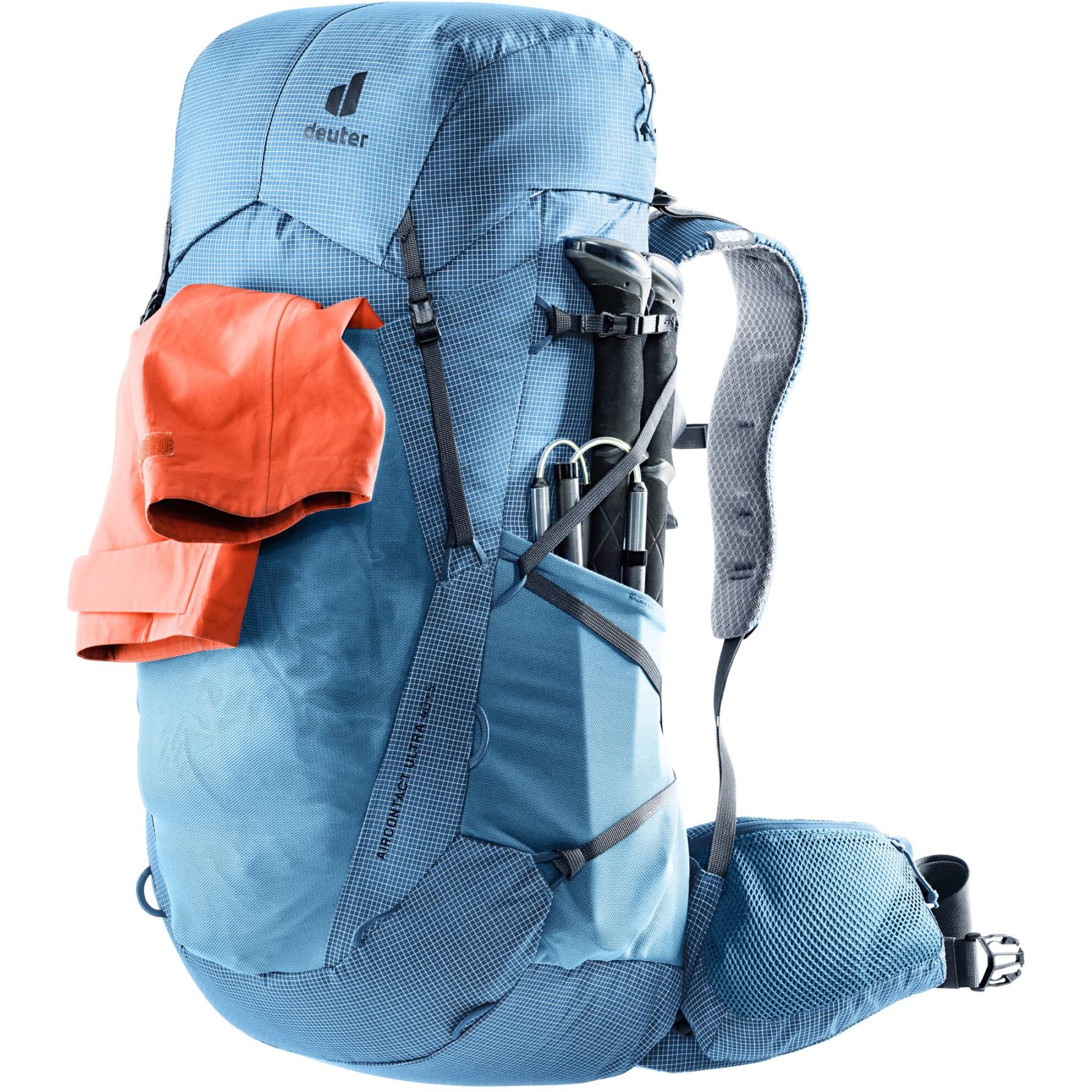 Deuter Aircontact Ultra 40+5 Hiking Backpack - wave-ink | BIKE24 Deuter Aircontact Ultra 40+5 Hiking Backpack - wave-ink | BIKE24