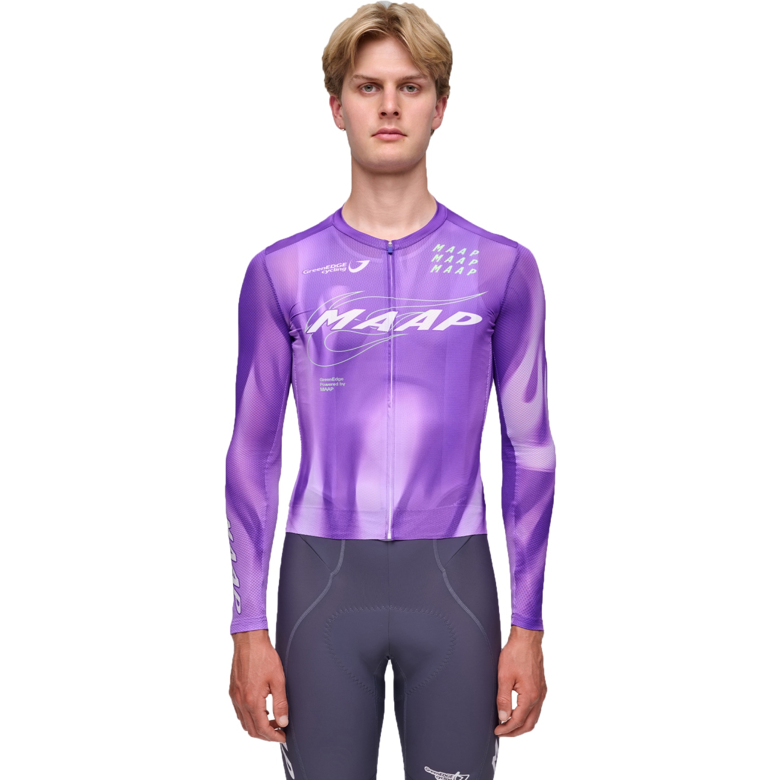 MAAP WorldTour 26 Pro Air 3.0 Long Sleeve Jersey Men - electric