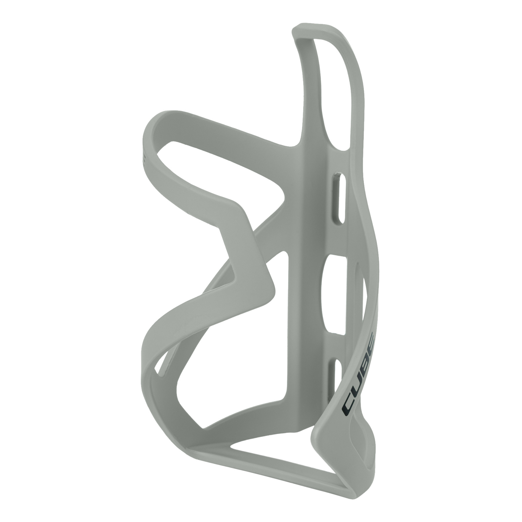 Picture of CUBE Bottle Cage HPP Sidecage - matt swamp grey´n´glossy black