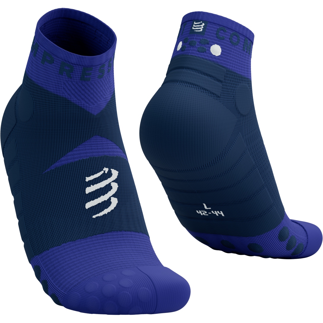 Picture of Compressport Ultra Trail Low Compression Socks - dazzling blue/dress blues/white