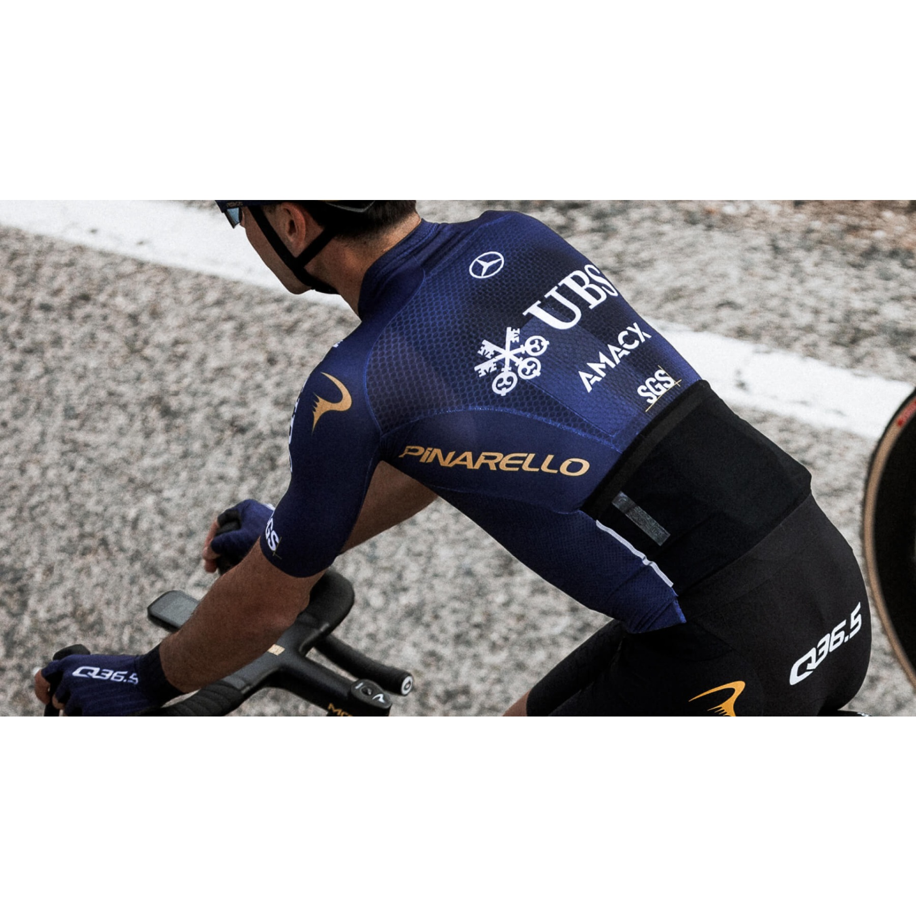 Q36.5 Gregarius Pro Cycling Team Short Sleeve Jersey Men - blue