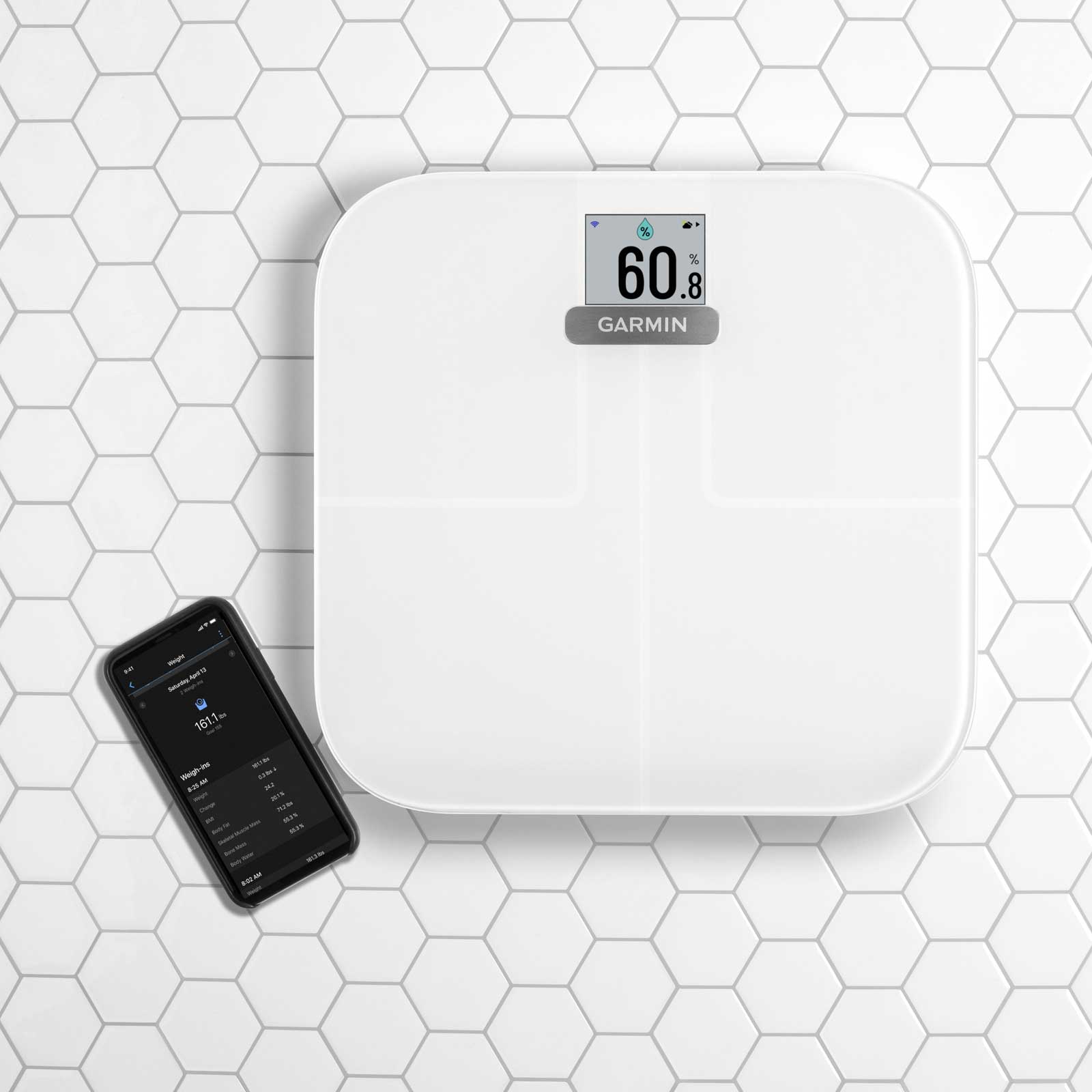 Garmin Index™ S2 Smart Scale - white