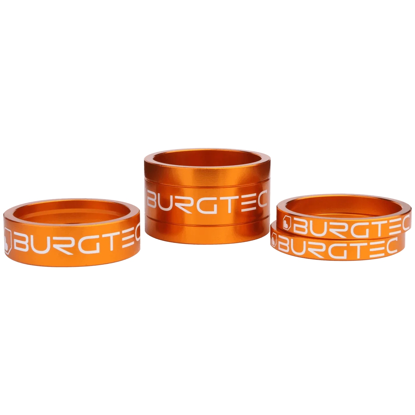 Комплект прокладок для стержня Burgtec - 5/10/20 мм - Iron Bro Оранжевый