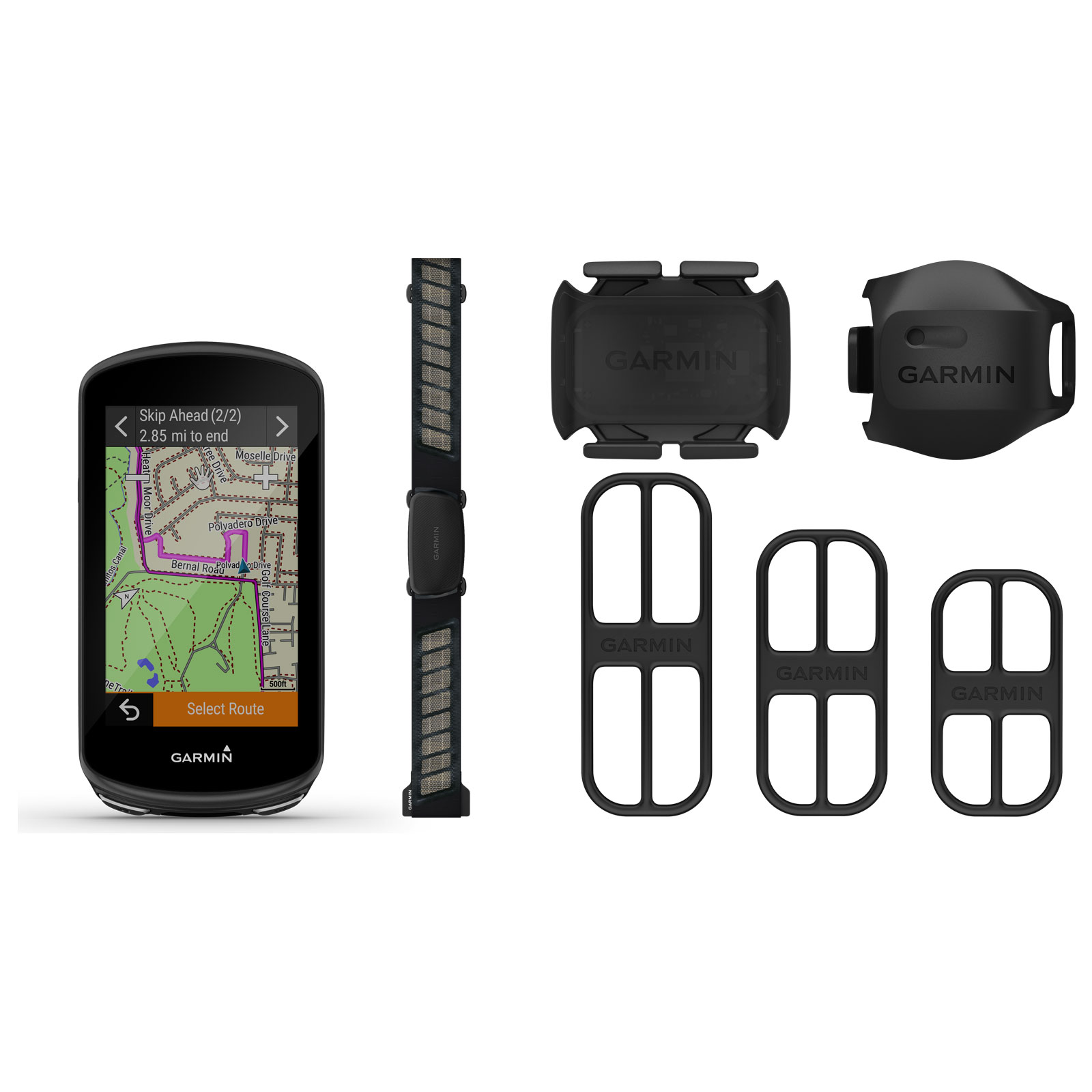 Foto de Garmin Edge 1030 Plus Pack GPS Ciclocomputador + Pulsómetro + Sensor Cadencia y Velocidad
