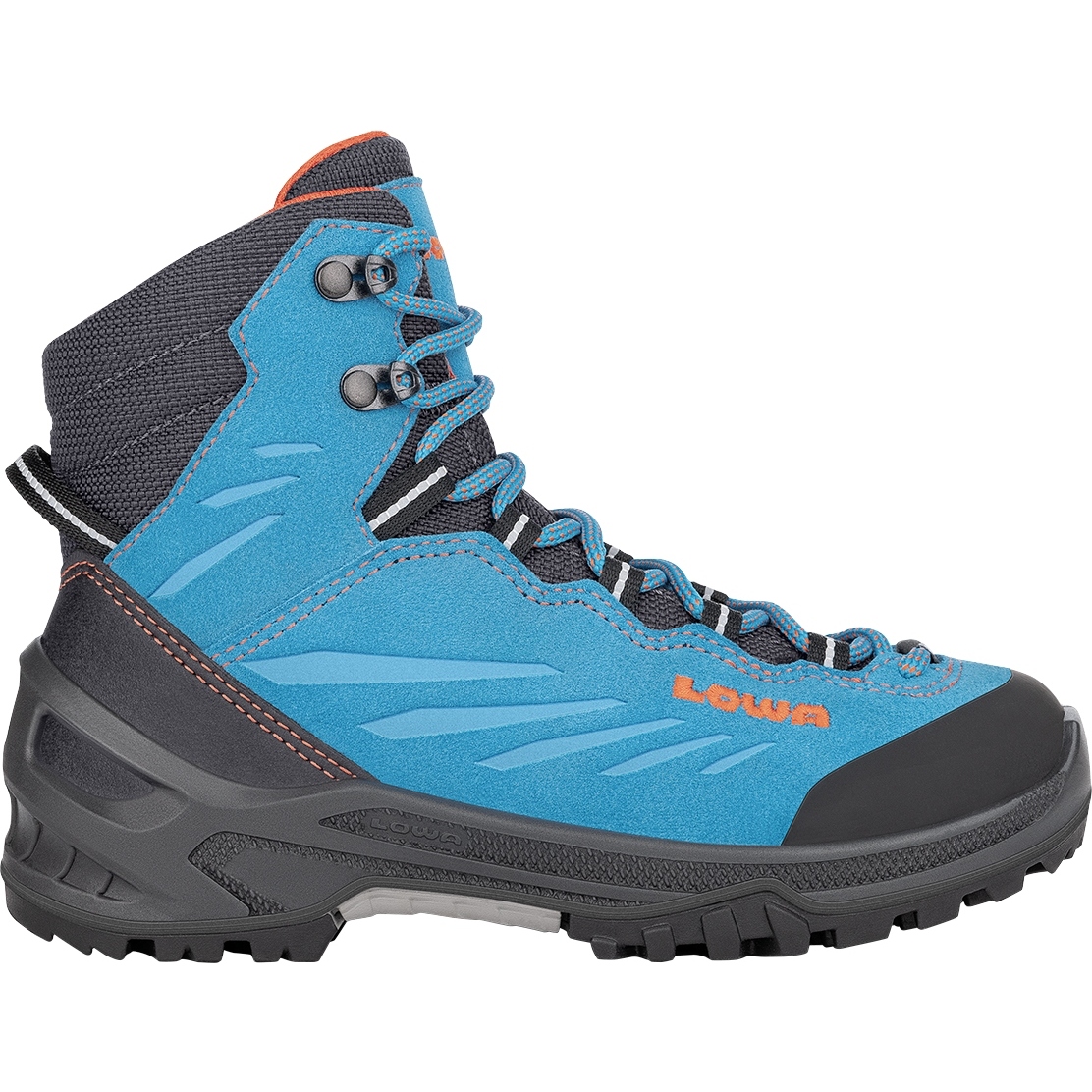 Picture of LOWA Cadin GTX Mid Junior Shoes Kids - turquoise/flame (Size 30-35)