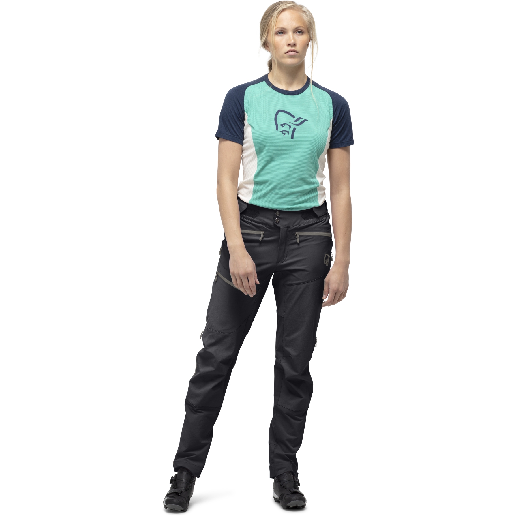 Norrona fjørå flex1 Pants Women - Caviar/Castor Grey