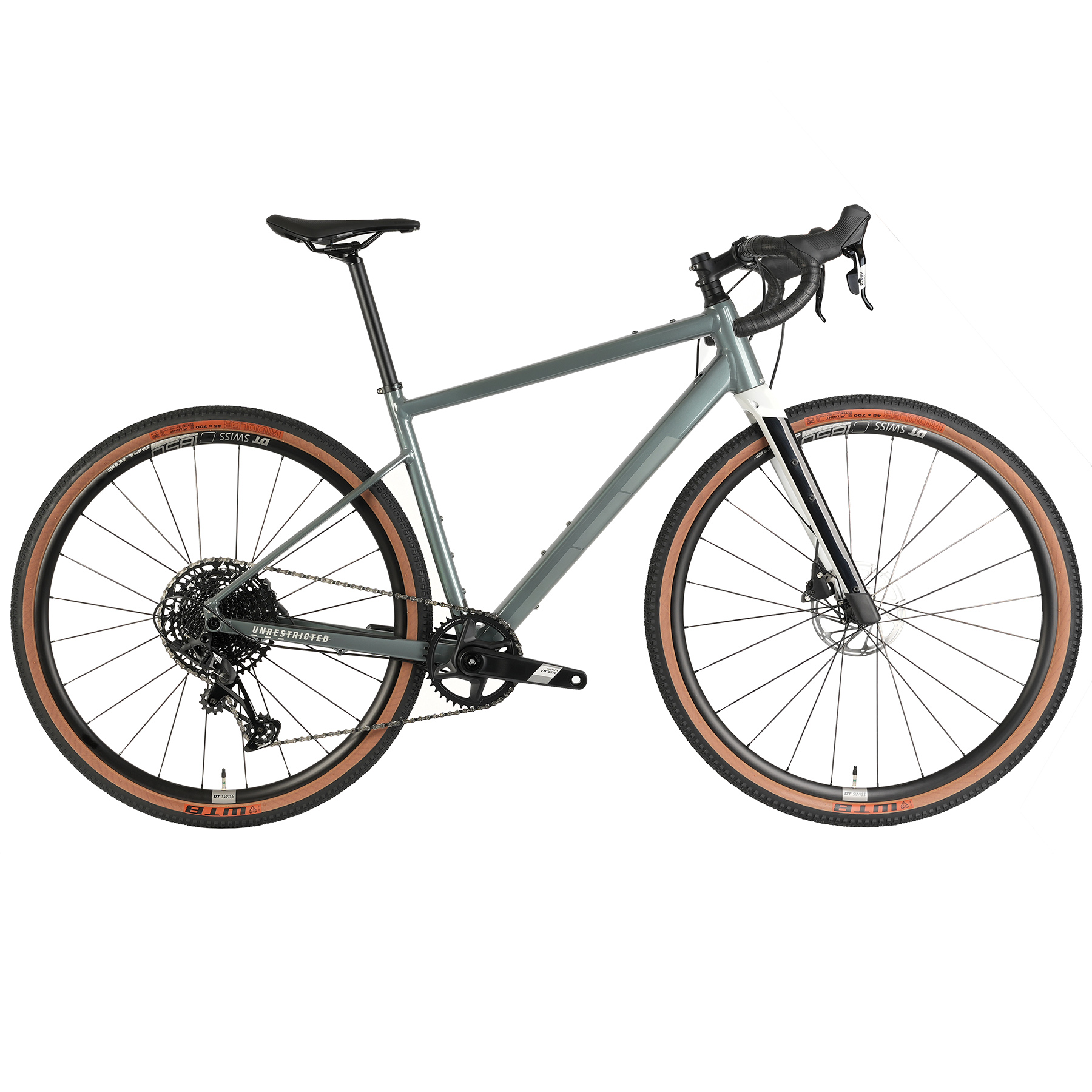 Productfoto van BMC URS AL ONE - Gravel Bike - metallic grey green / white