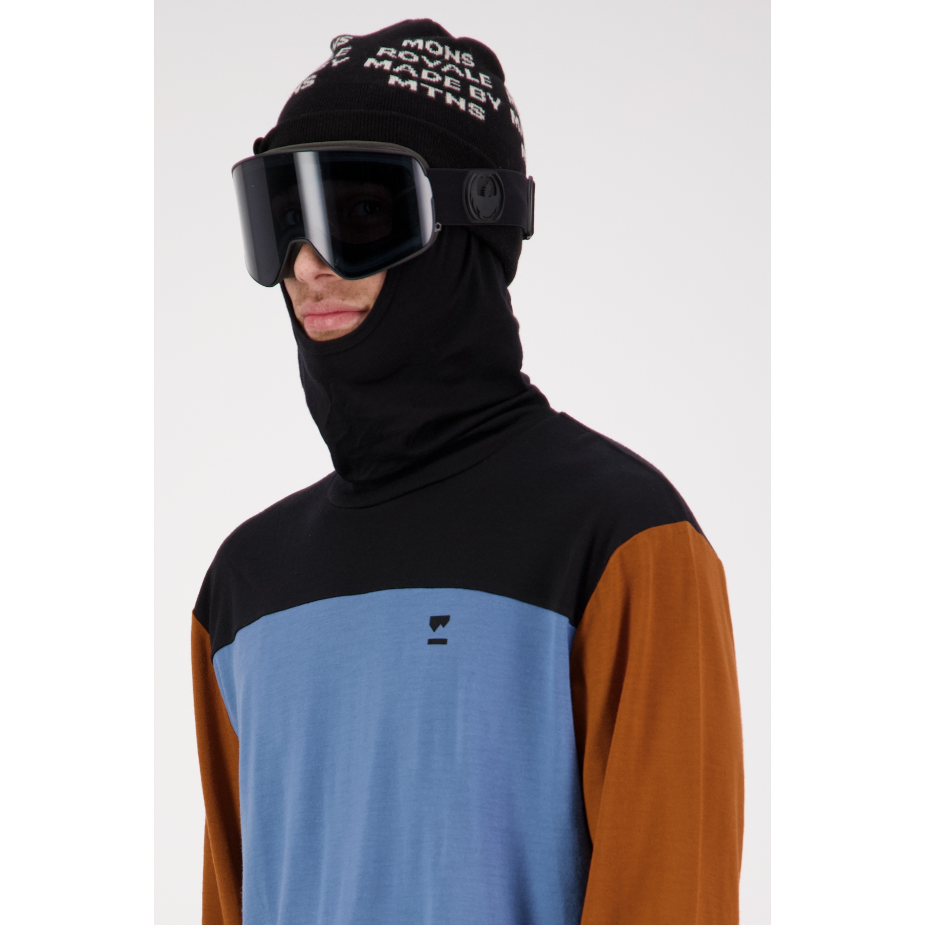 Mons Royale Men's Yotei Powder Hood Long Sleeve