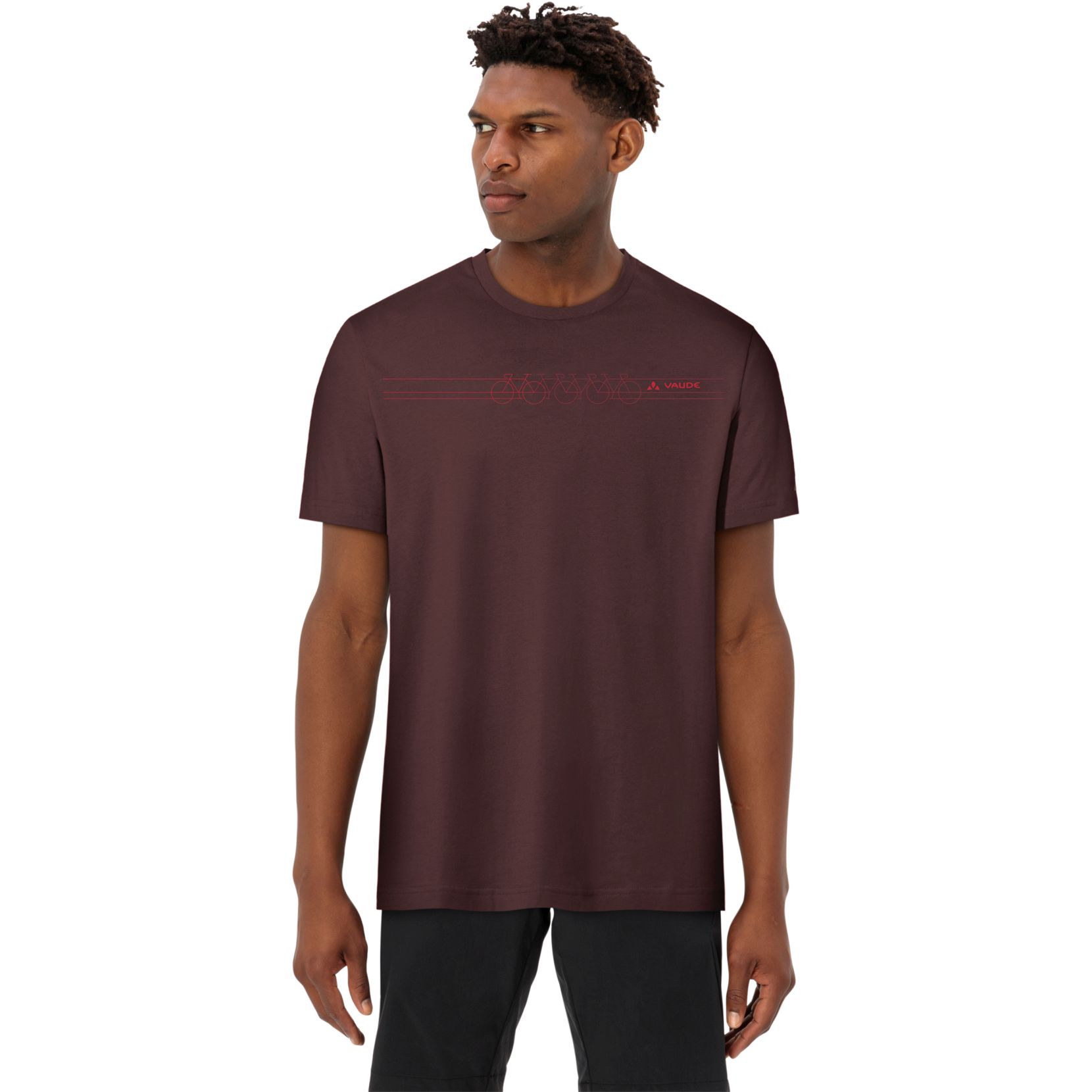 Produktbild von Vaude SE Marpha Print T-Shirt Herren - dark oak