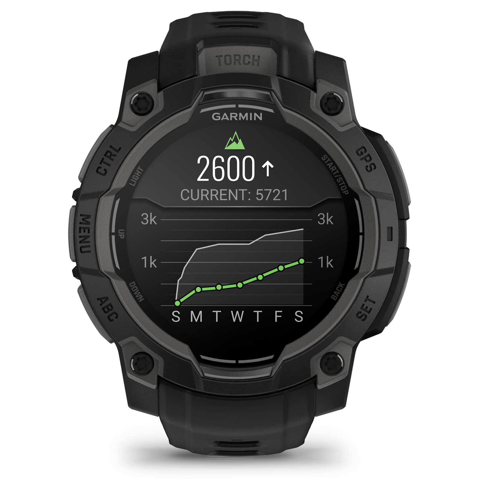Garmin Instinct 3 AMOLED GPS Smartwatch - 45mm - Black