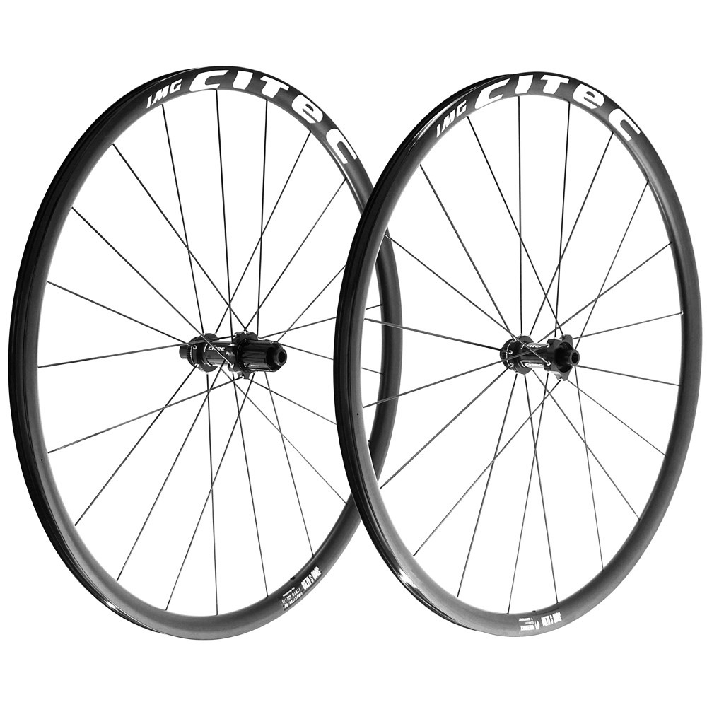 Picture of CITEC 3000 S Aero DB Wheelset - 28&quot; | 26mm | Clincher | Centerlock - 12x100mm | 12x142mm - Shimano | black/white