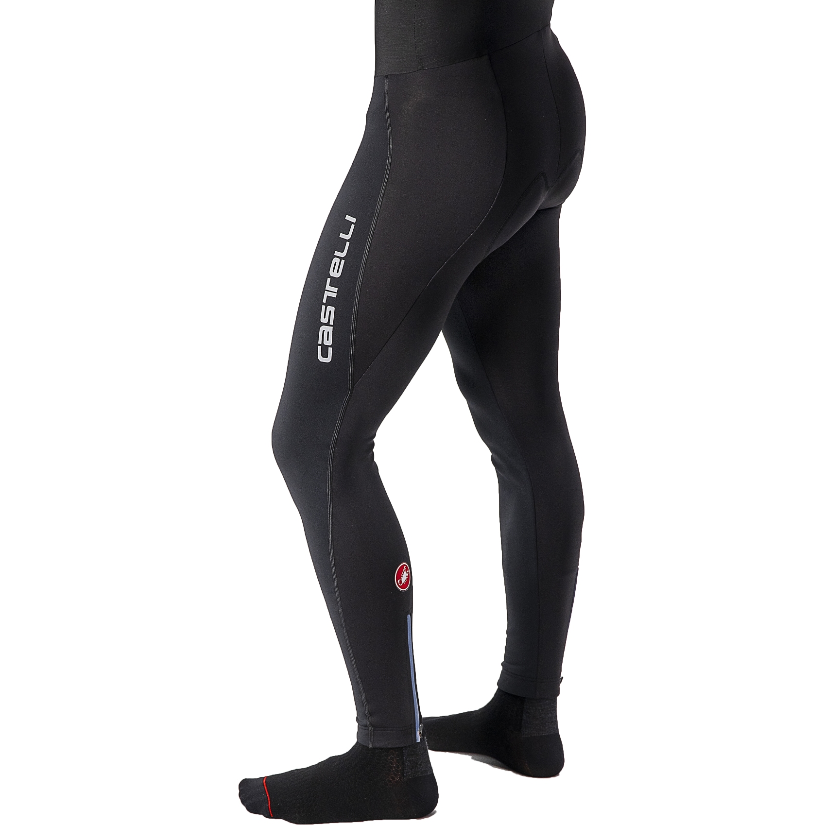 Castelli Entrata Wind Bibtight Men - black 010 | BIKE24