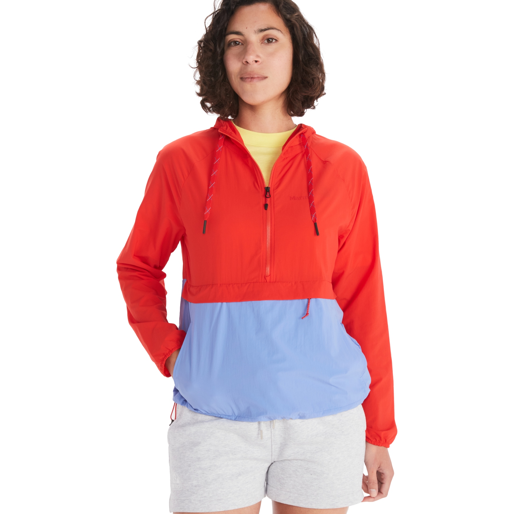 Picture of Marmot Campana Anorak Women - victory red/getaway blue