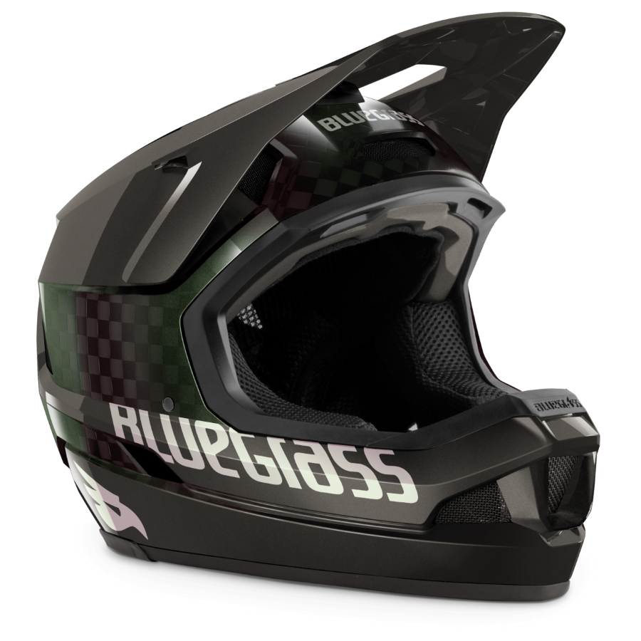 Image of Bluegrass Legit Carbon MIPS Fullface Helmet - tropic sunrise glossy