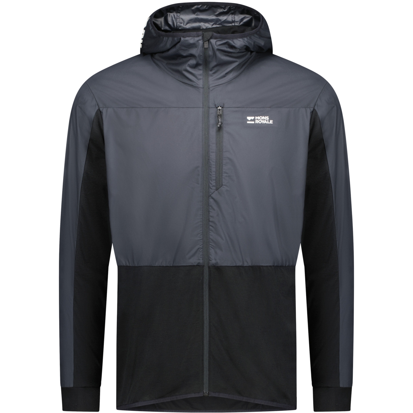 Produktbild von Mons Royale Diversion Merino Windjacke Herren - schwarz