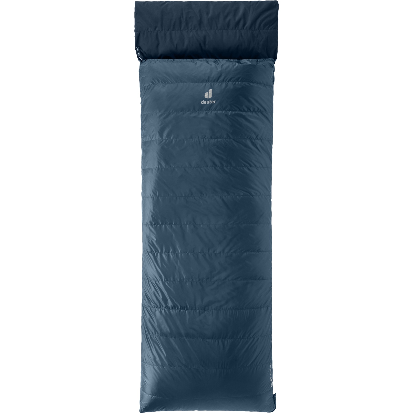 Пуховый спальный мешок Deuter Astro 500 SQ -1C/30F - на молнии слева - морской пехотинец-чернильный