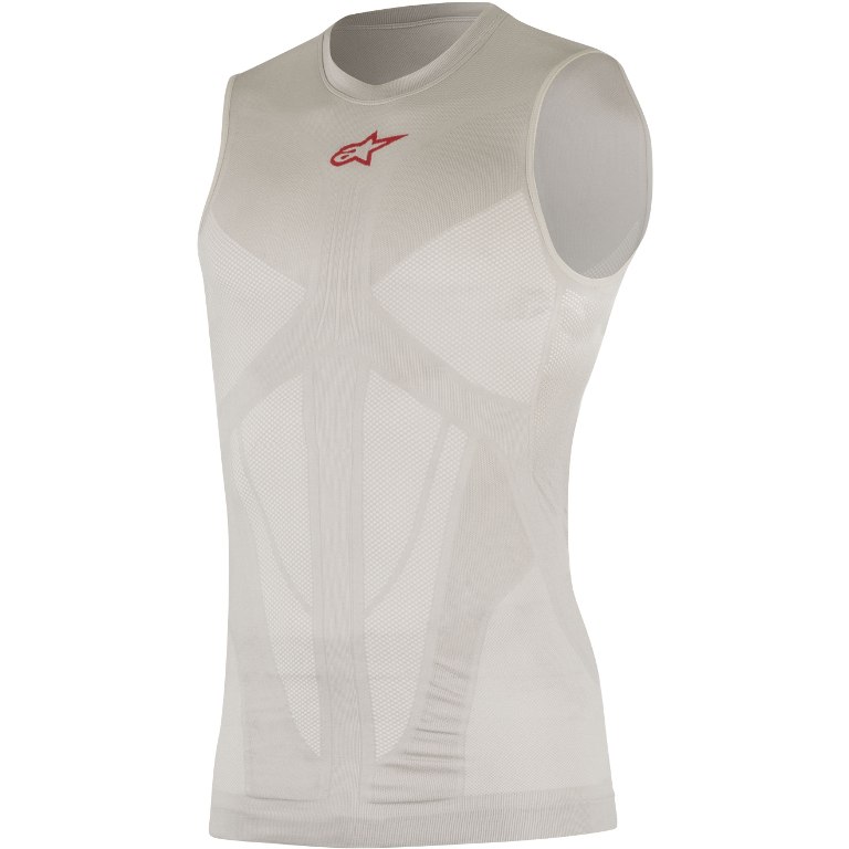 Picture of Alpinestars Tech Tank Base Layer - silver/red