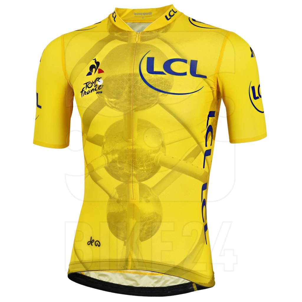 web vrachtauto knecht Le Coq Sportif TDF Maillot Promo Photo Departure MC 19 Short Sleeve Jersey  - Empire Yellow