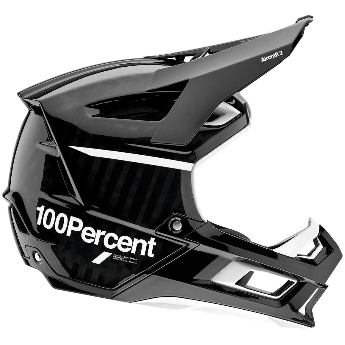 Picture of 100% Aircraft 2 Helmet - Black/White