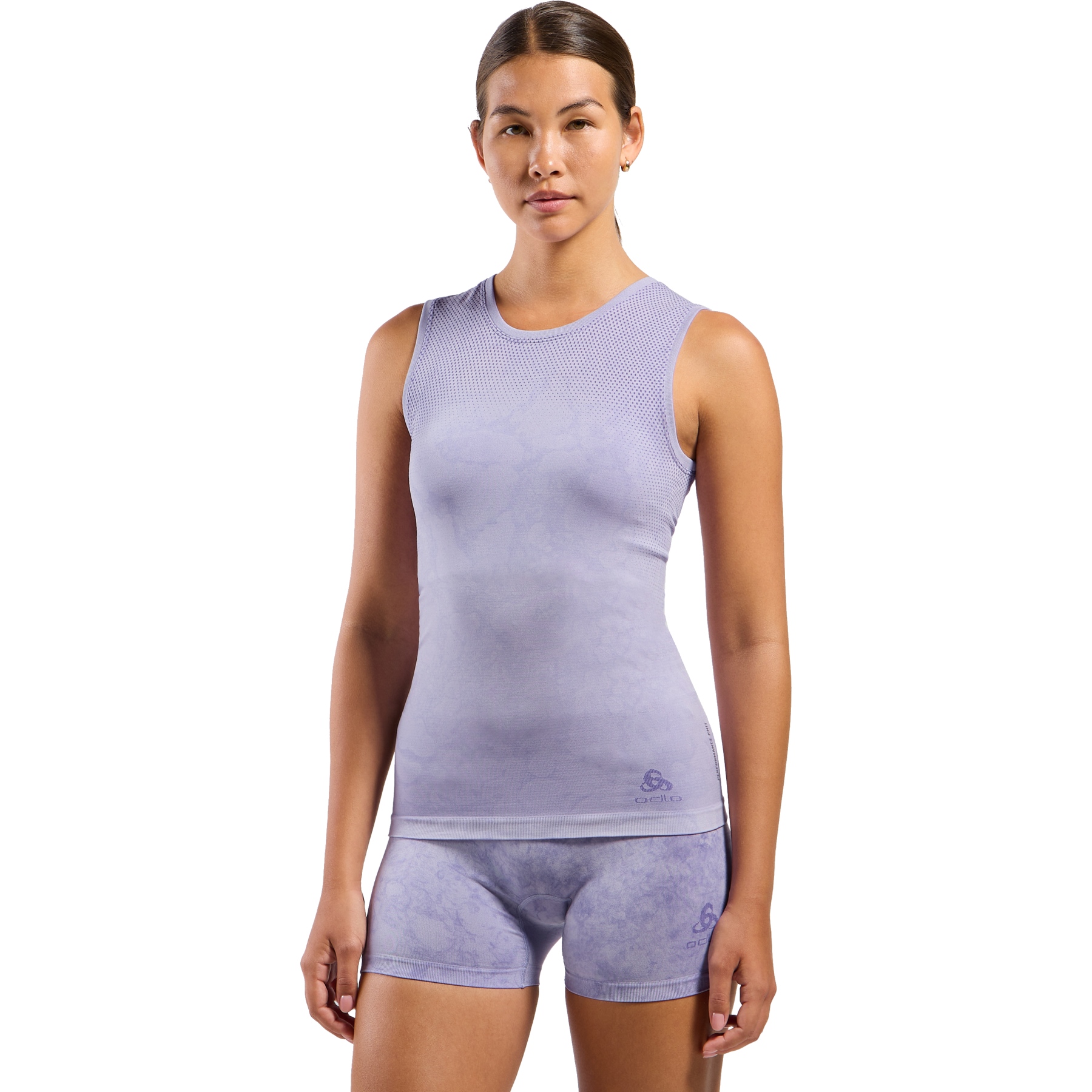 Immagine prodotto da Odlo Base Layer senza Maniche Donna - Performance Light Rain-Dye - afterparty