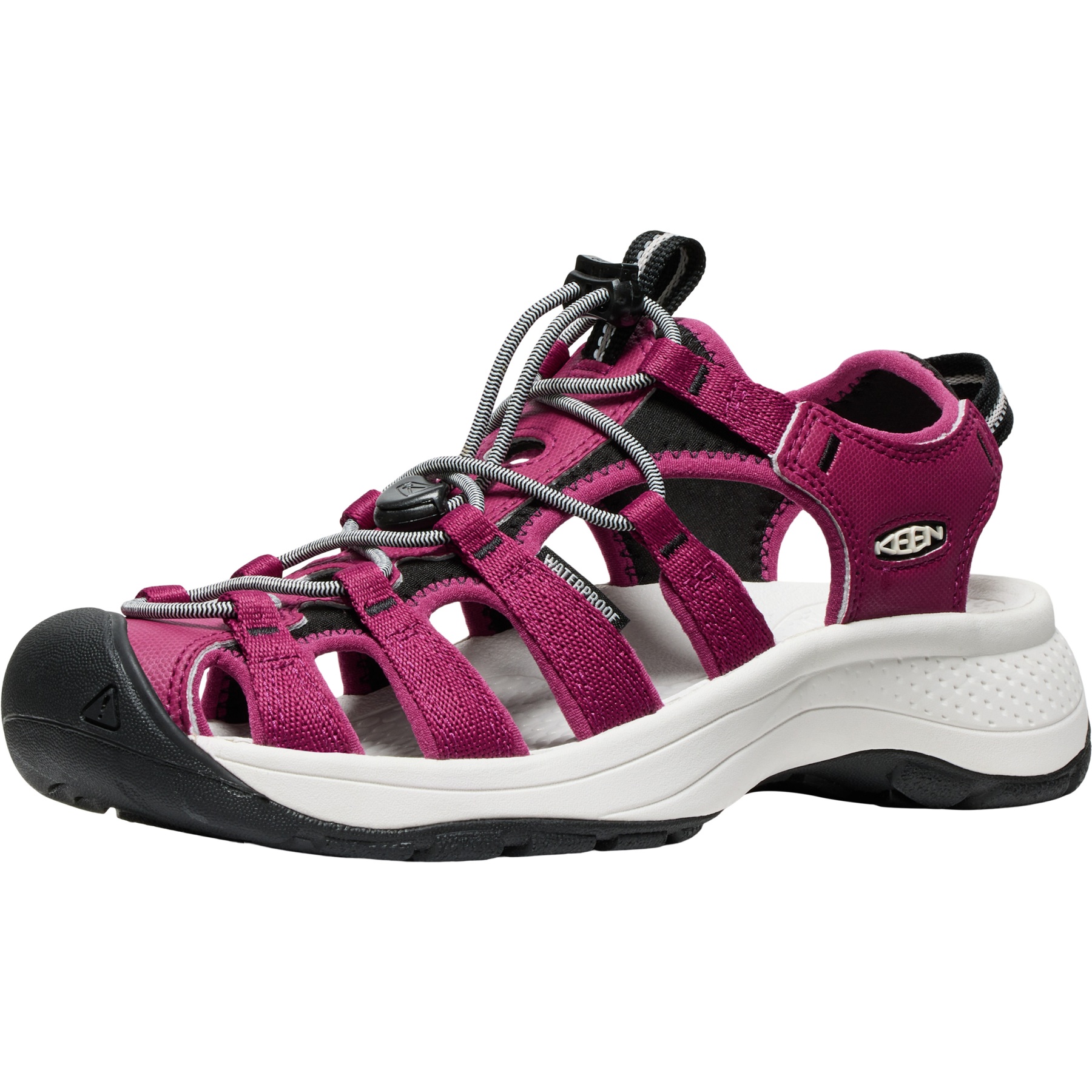 Picture of KEEN Astoria West Sandals Women - Beaujolais/Star White