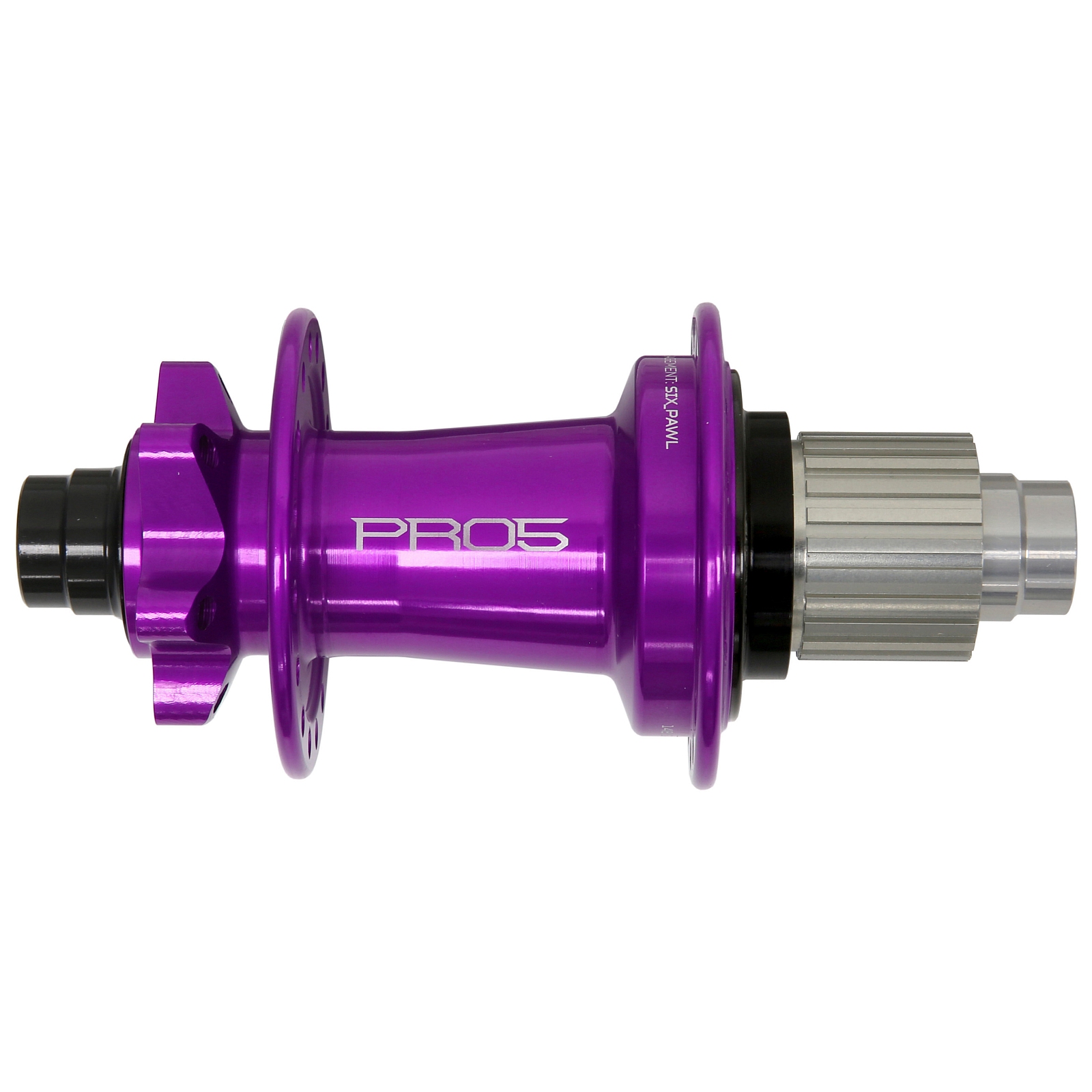 Productfoto van Hope Pro 5 Achterwielnaaf - 6-Bolt - 12x148mm Boost | Shimano Micro Spline - paars