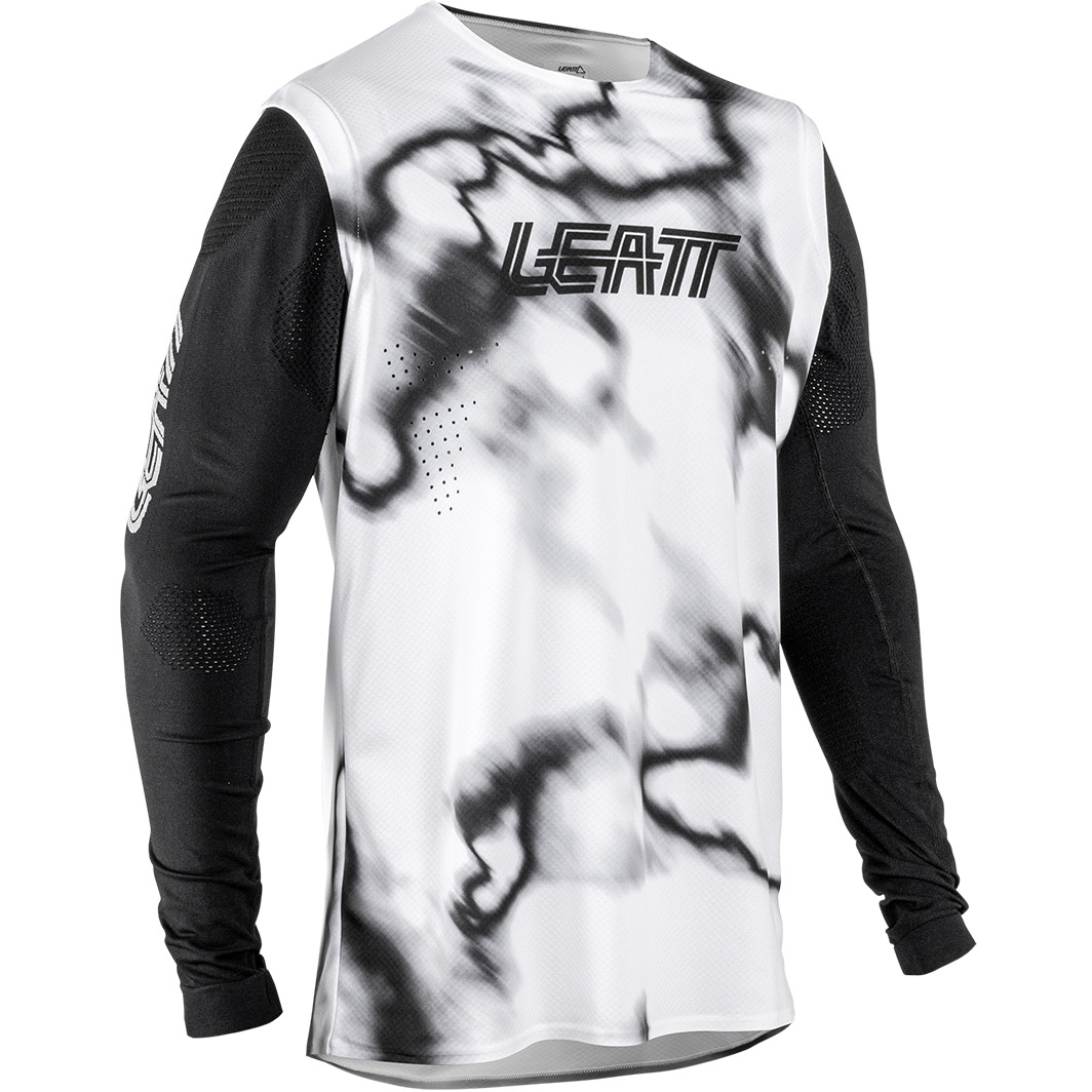 Мужская майка Leatt Gravity 8.0 MTB с длинным рукавом - heatmap white белый