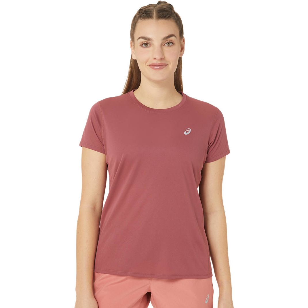 asics Core Short Sleeve Top Women - brisket red | BIKE24